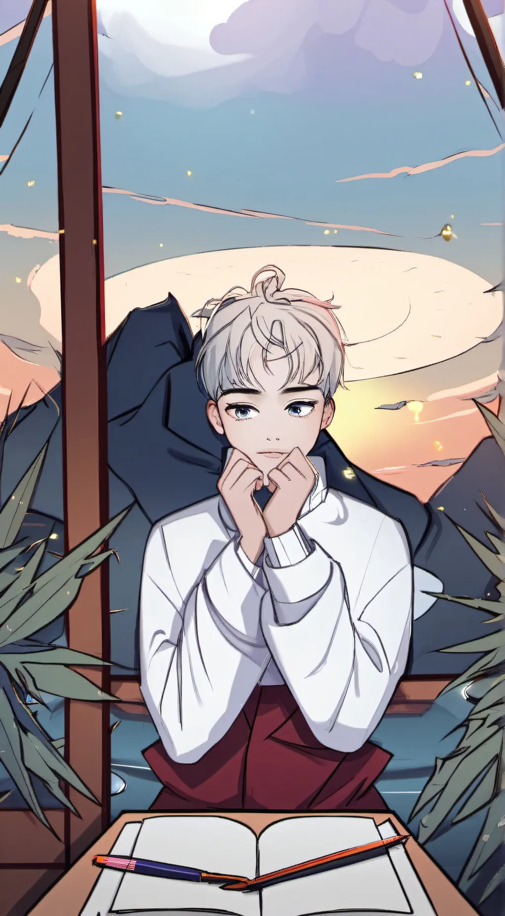 ai character: Yuka background