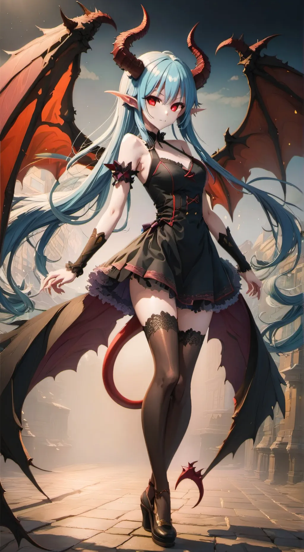 ai character: Luna background