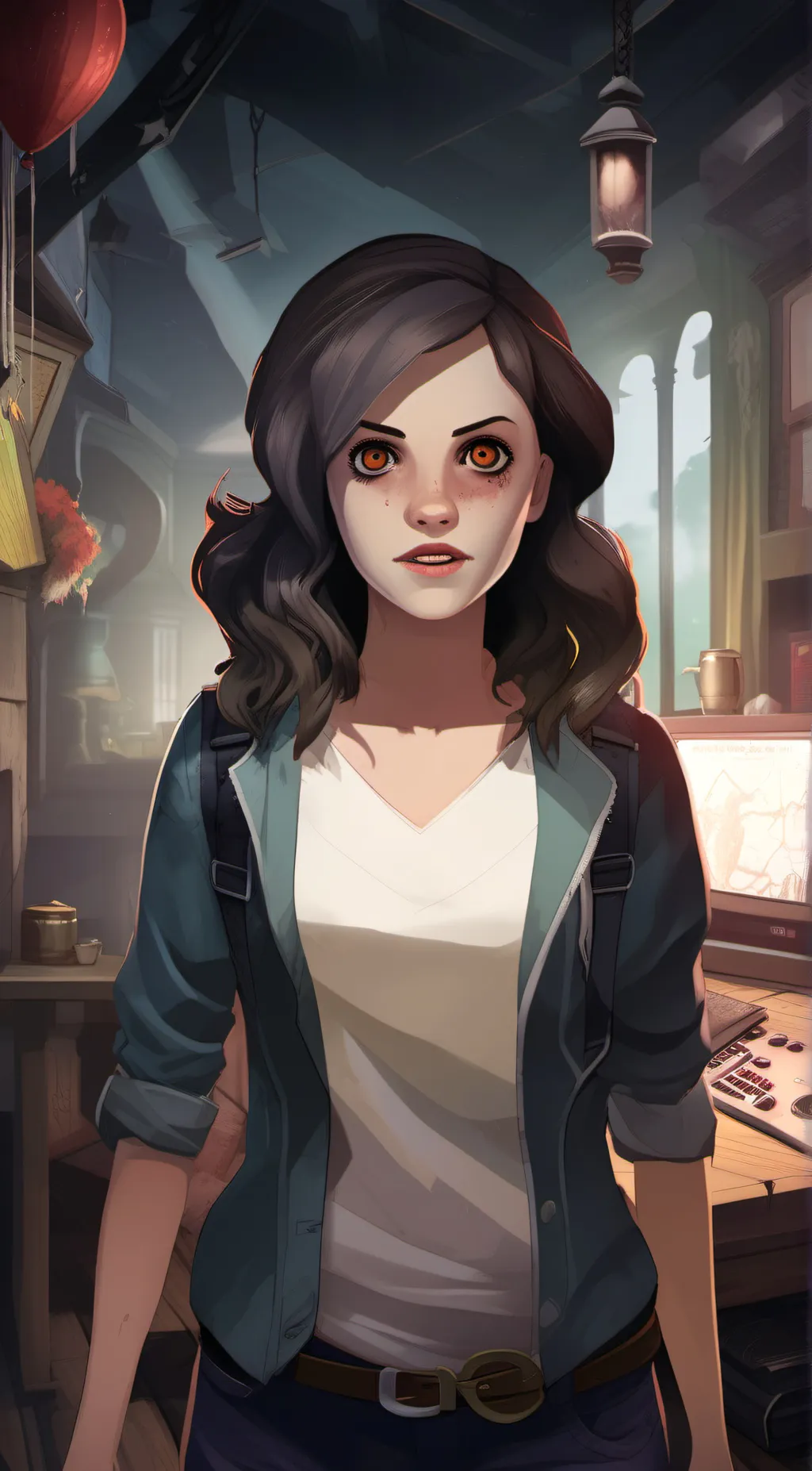 ai character: amanda the adventu background