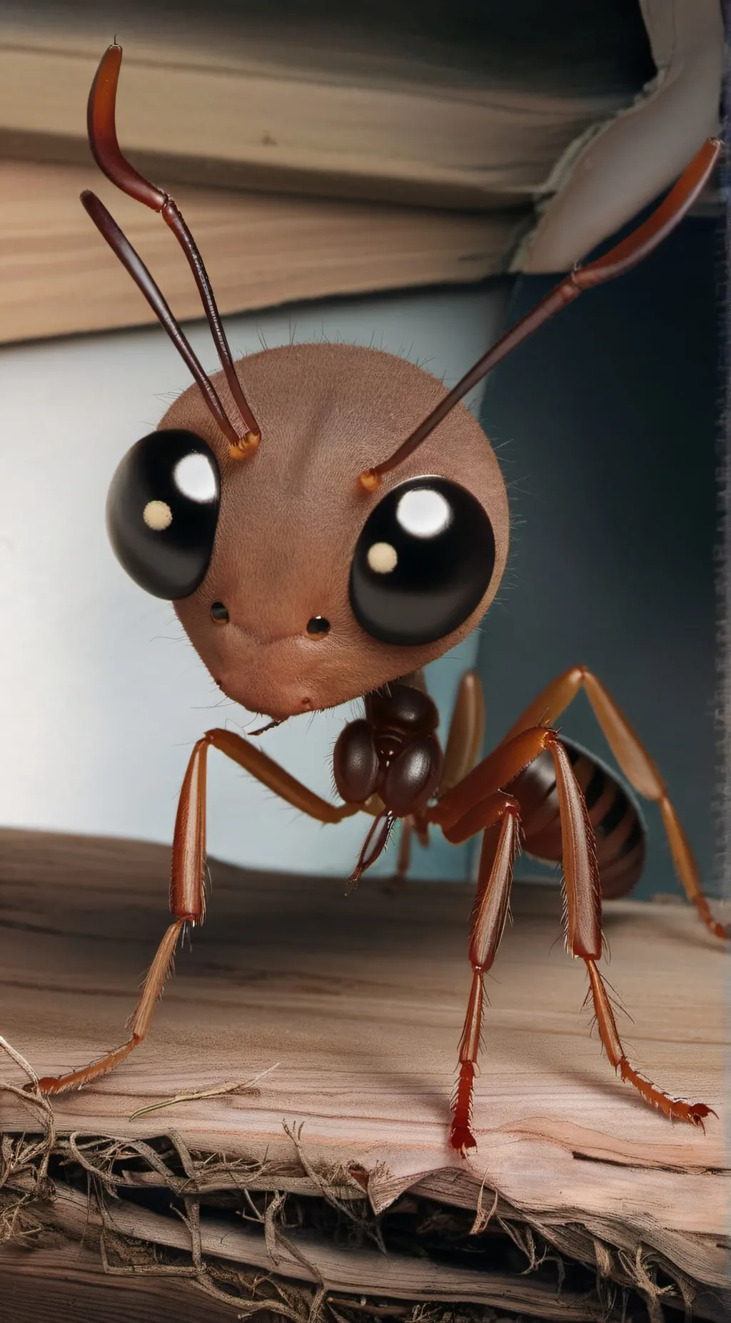 ai character: ant background