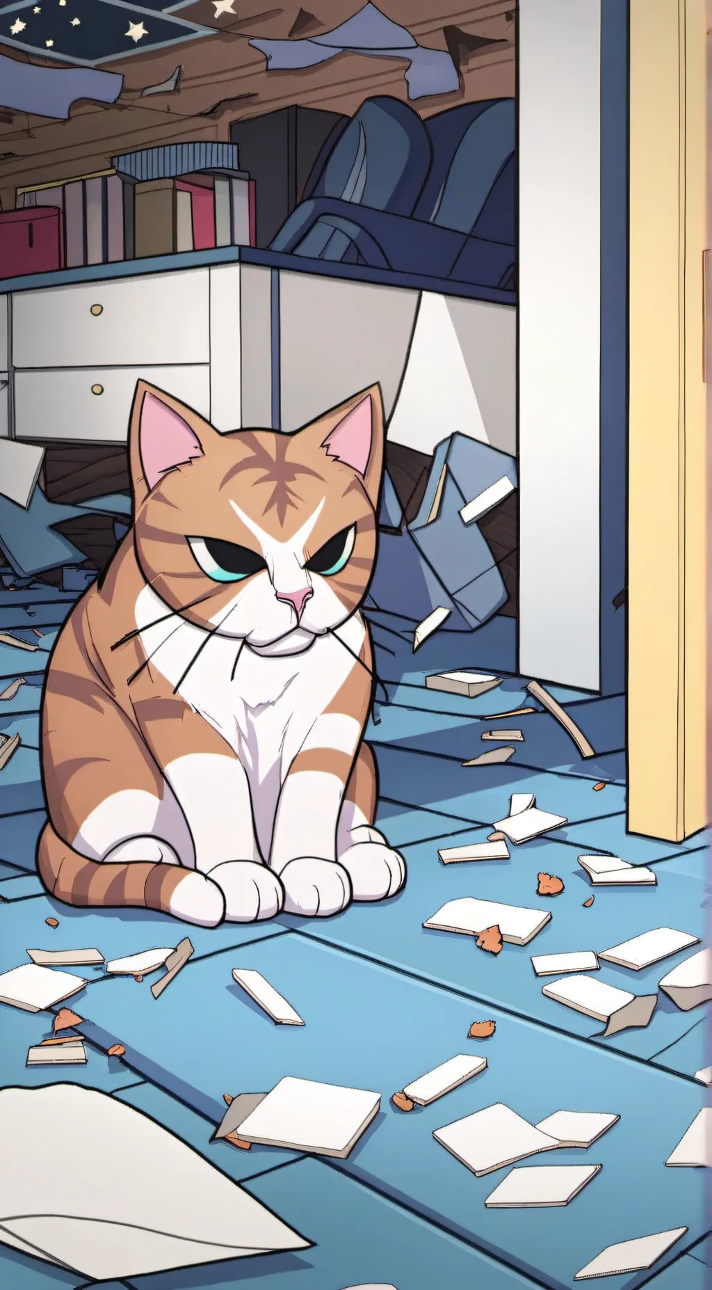 ai character: mondayleftmebroken background