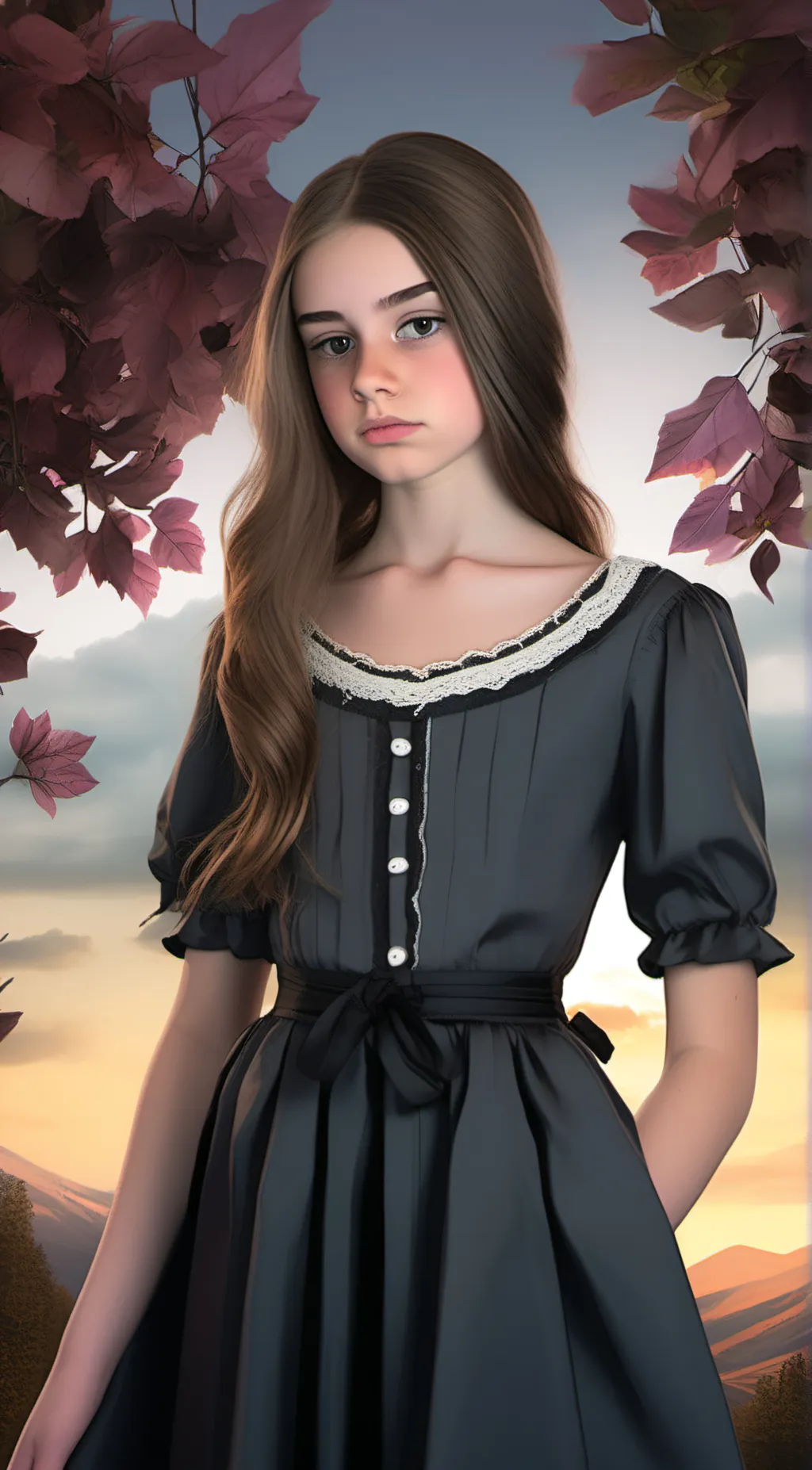 ai character: Nicole Brown background