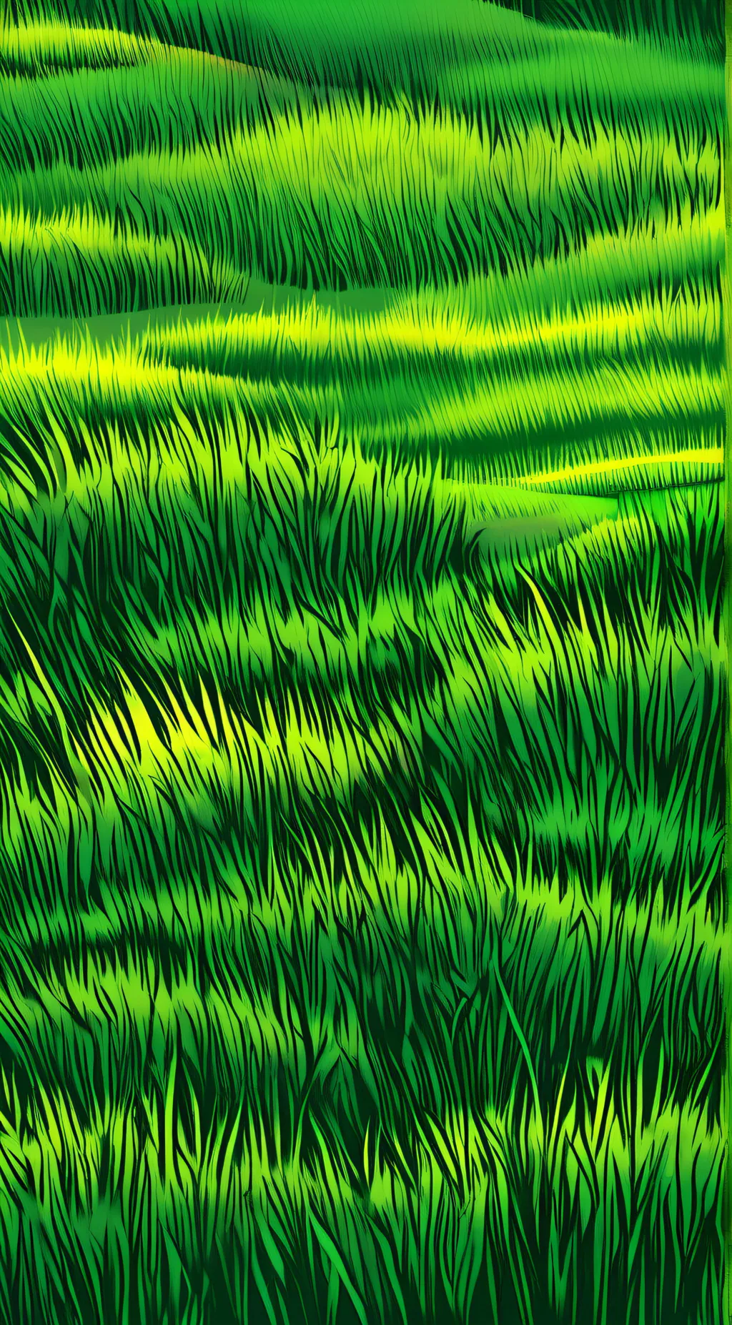 ai character: grass background