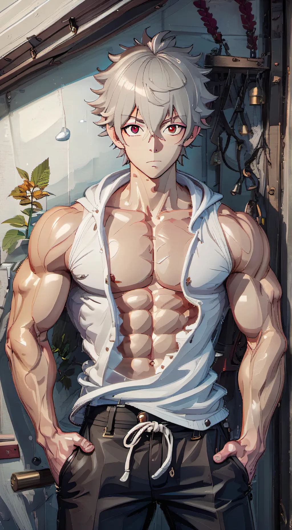 ai character: Easton background