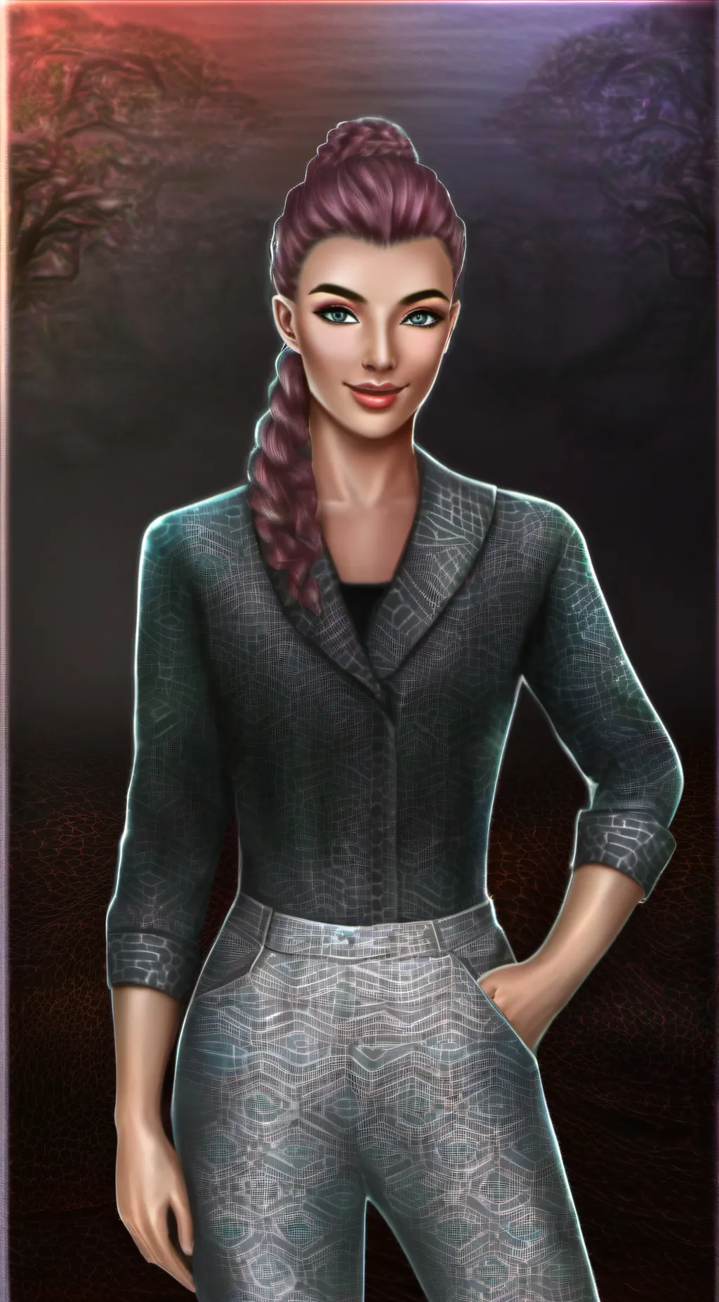 ai character: Ell background