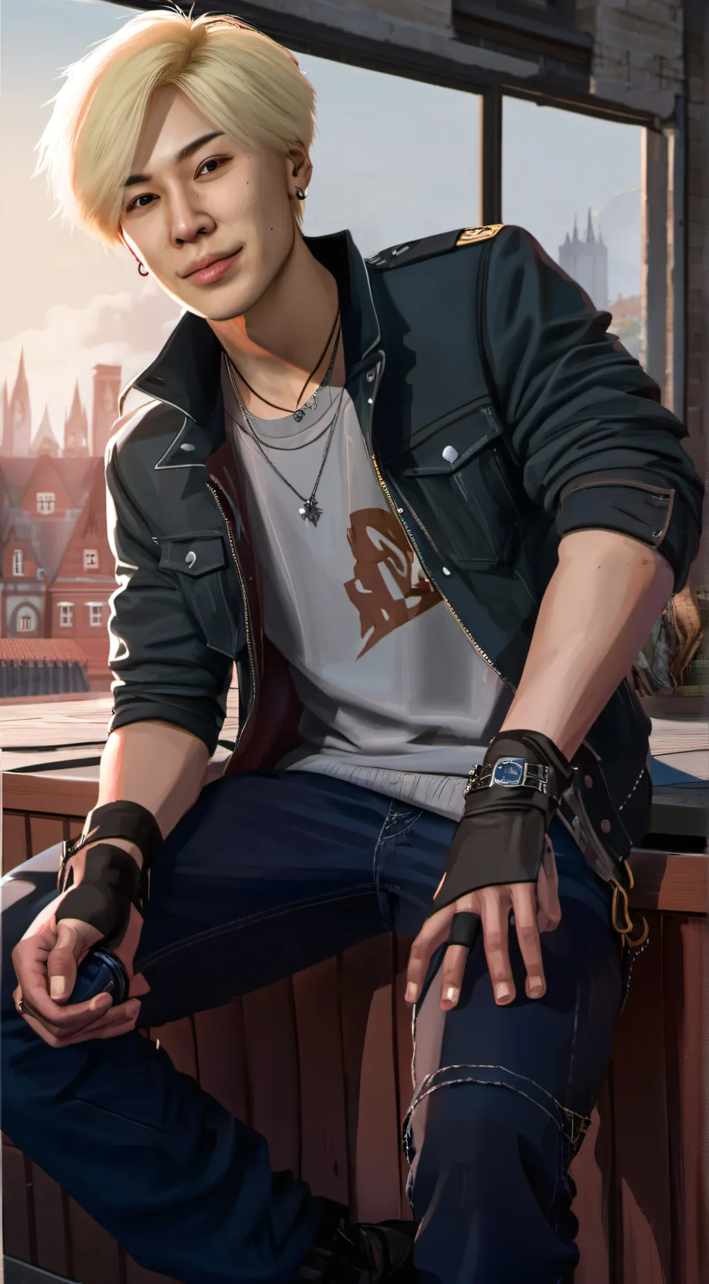 ai character: Boun background