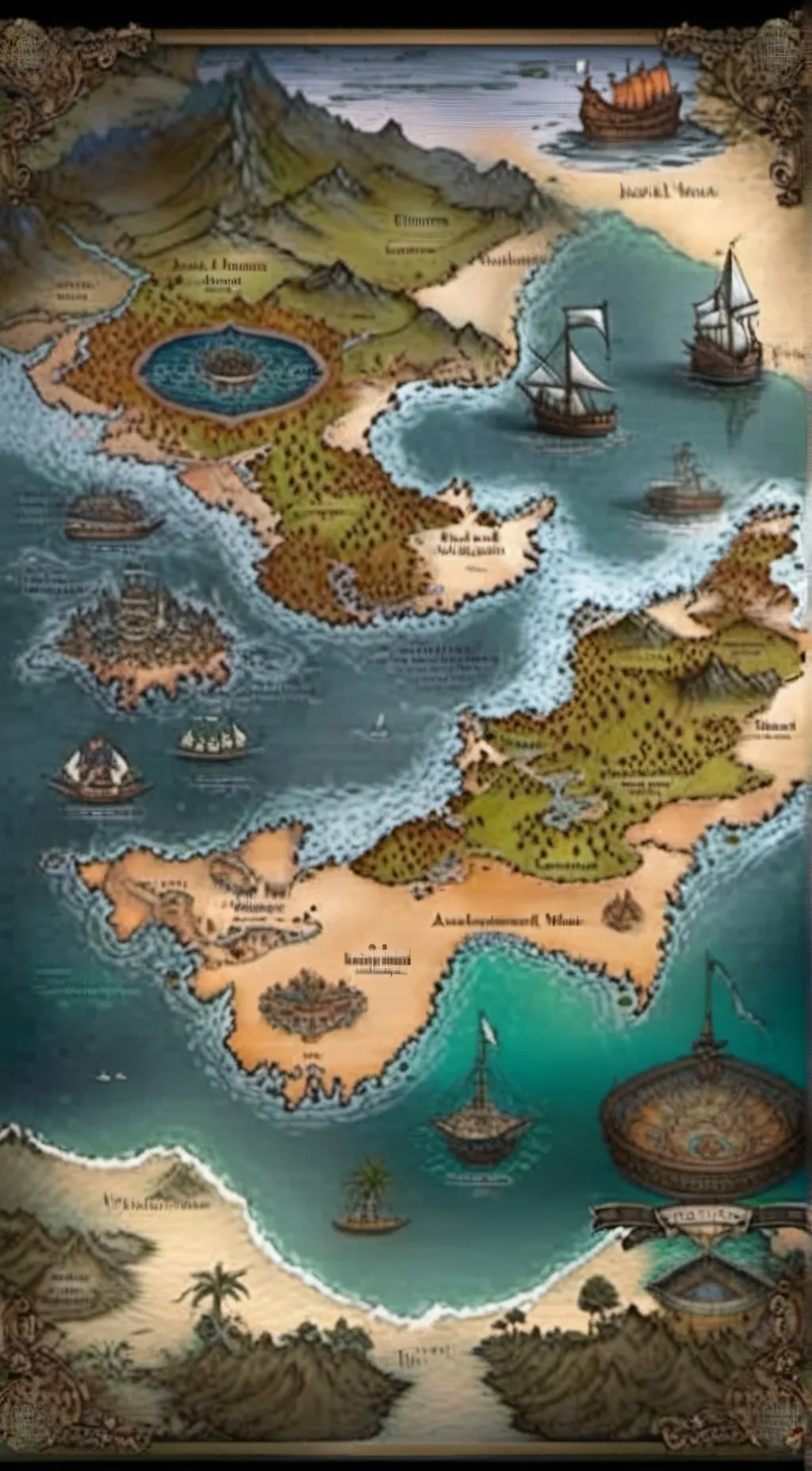 ai character: make world background