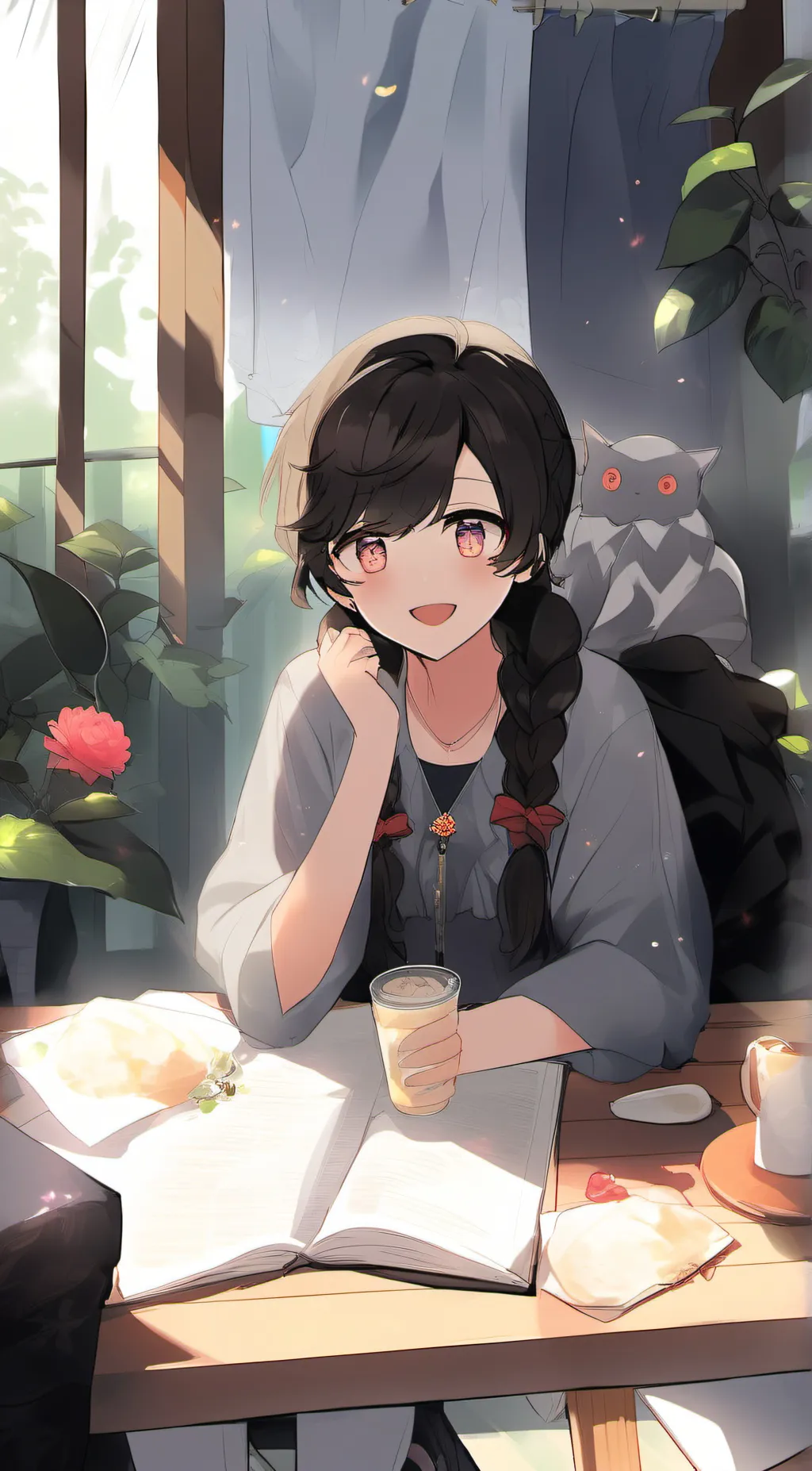 ai character: Olivia  background