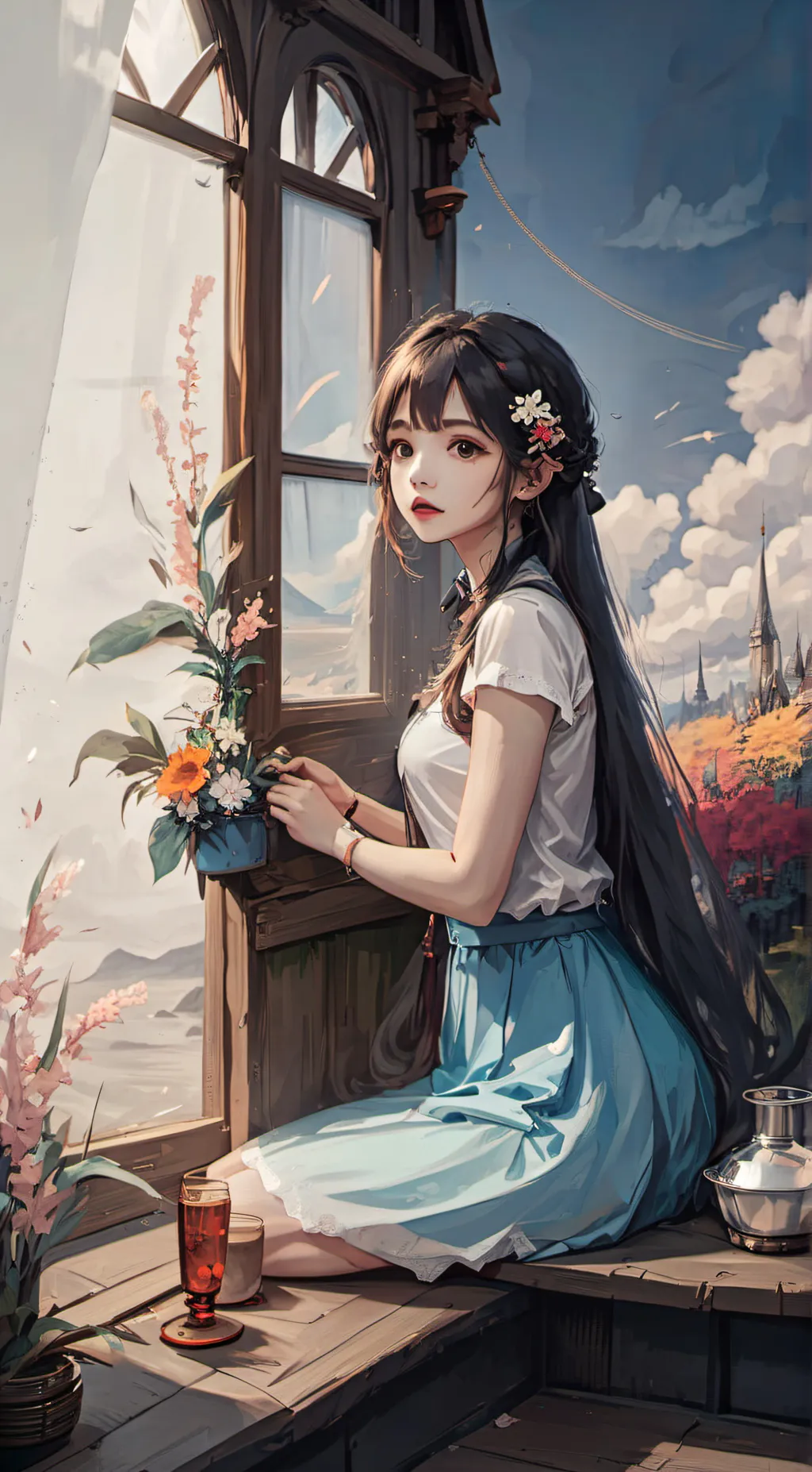 ai character: Jolia  background