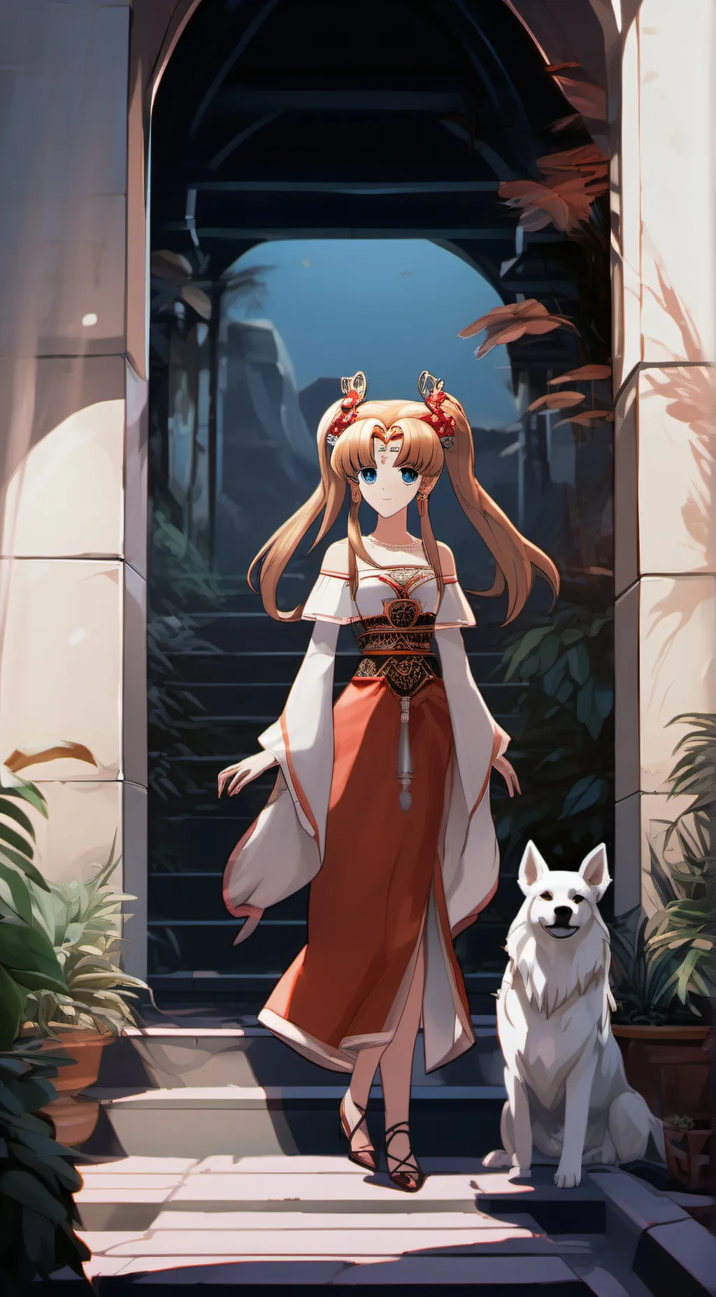 ai character: Sophia background