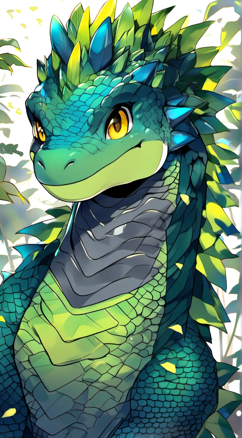 ai character: Godzilla junior background