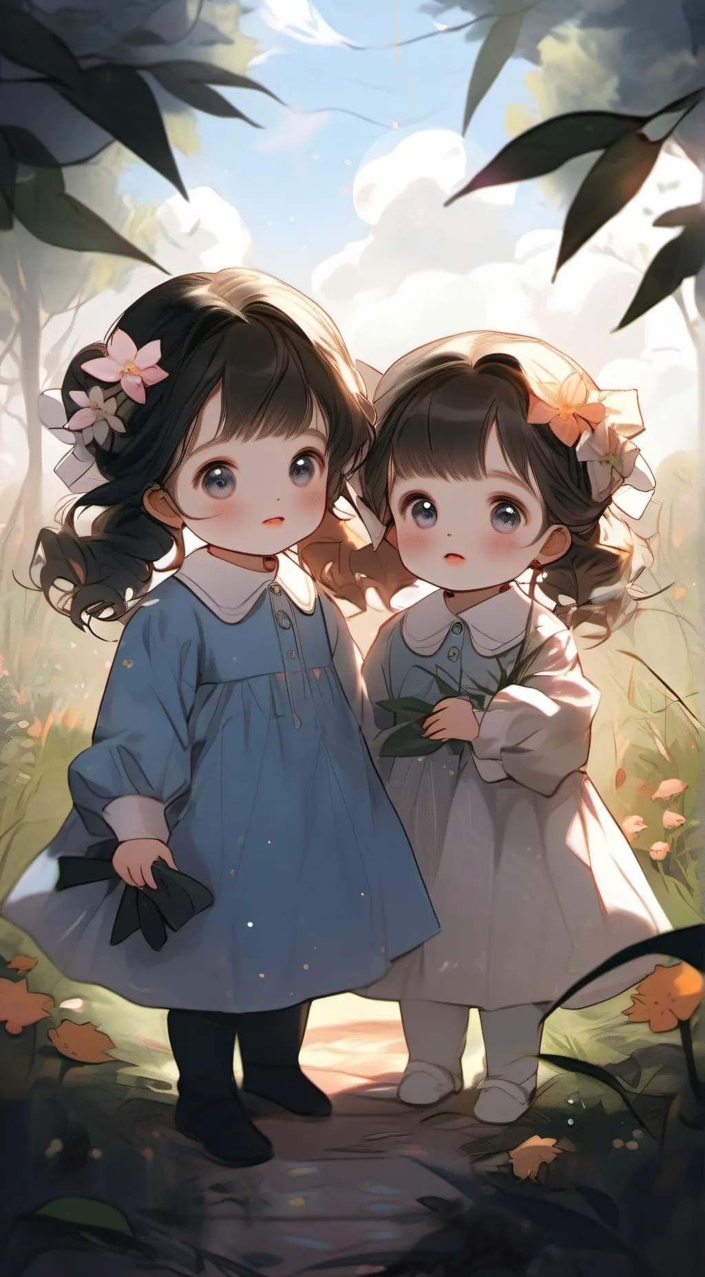 ai character: Kayla and Layla 💞 background