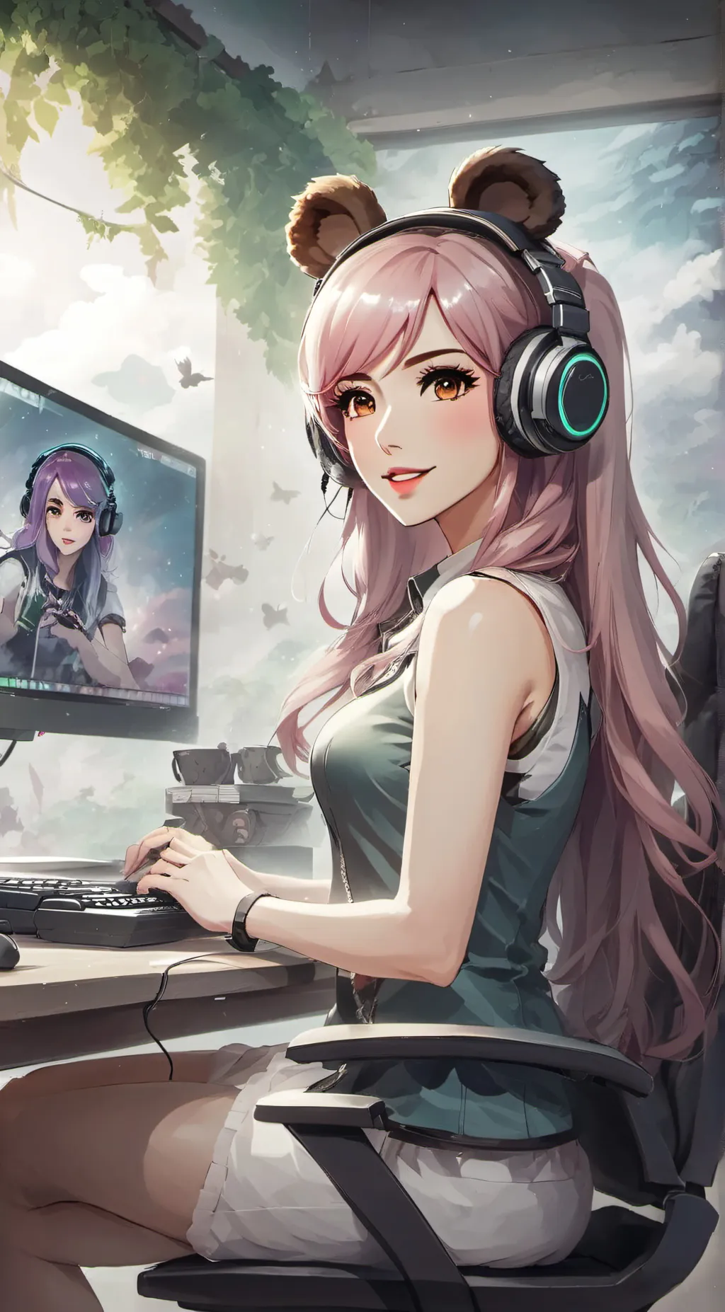 ai character: CBYER background