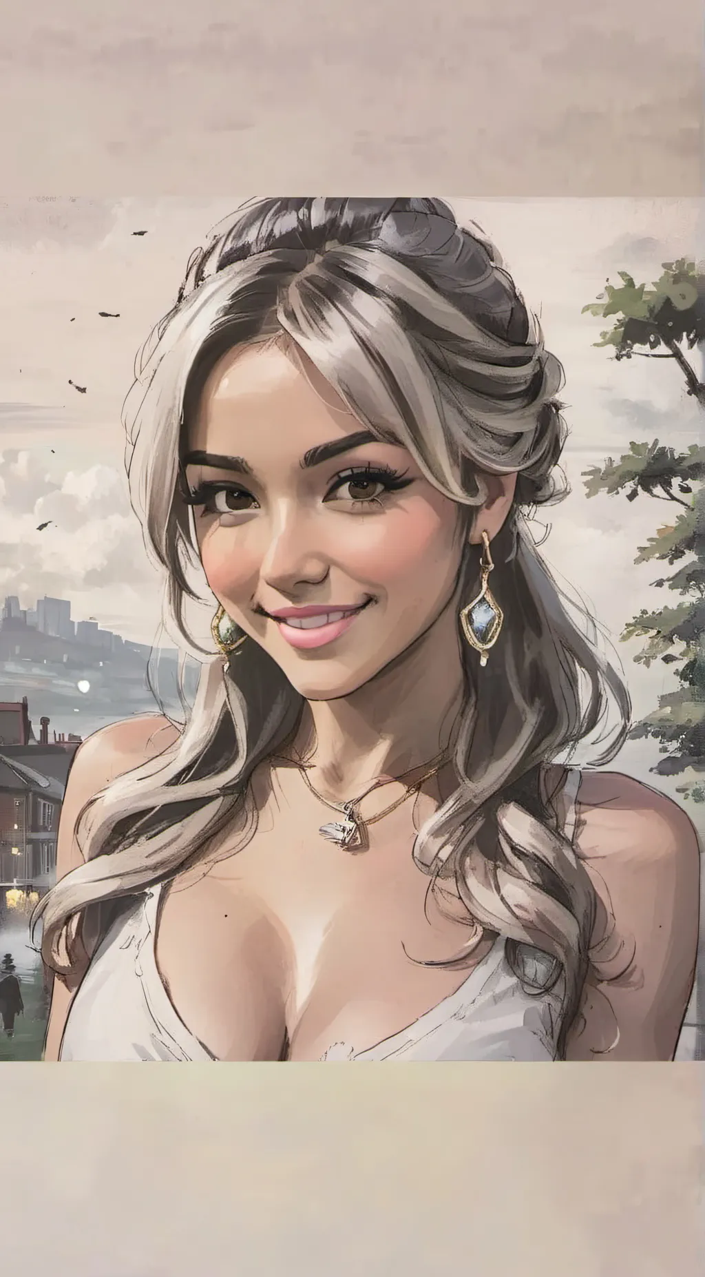 ai character: Sarah background