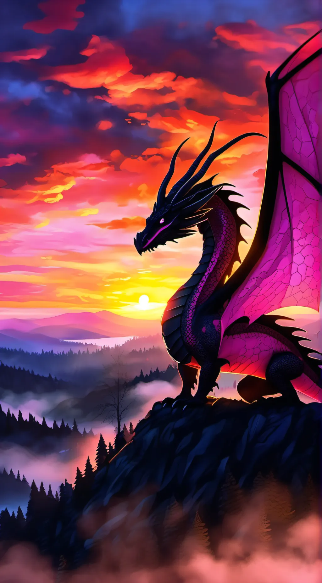 ai character: Dawn background