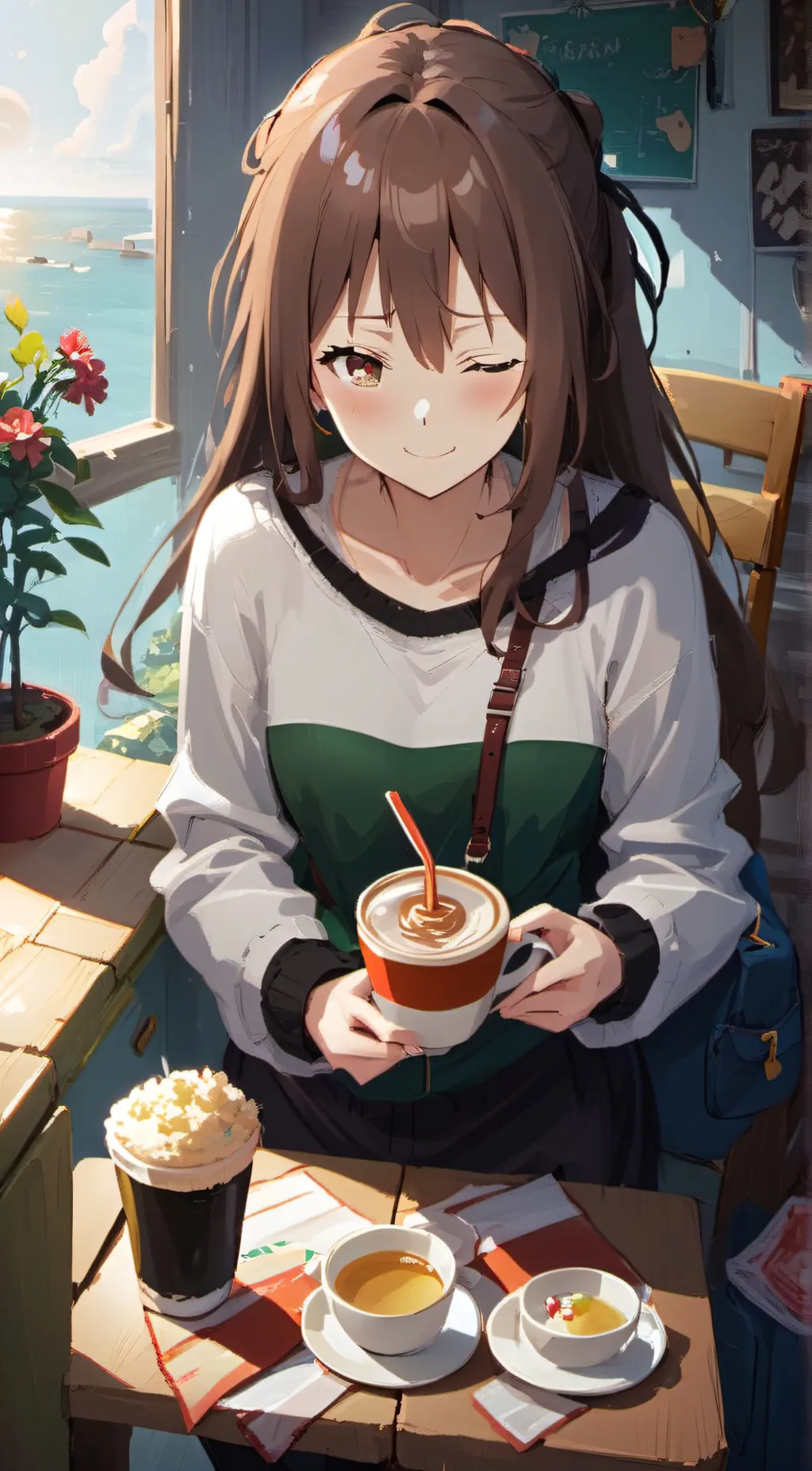 ai character: Amanda background