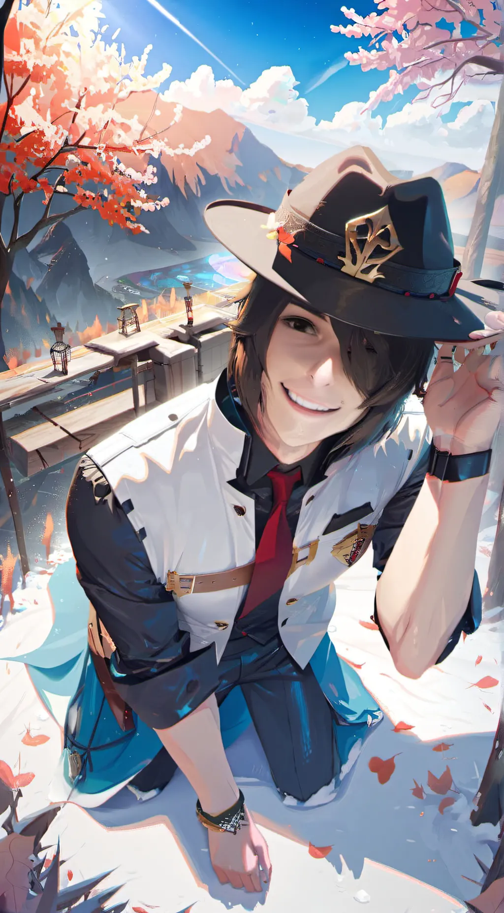 ai character: Brandon  background