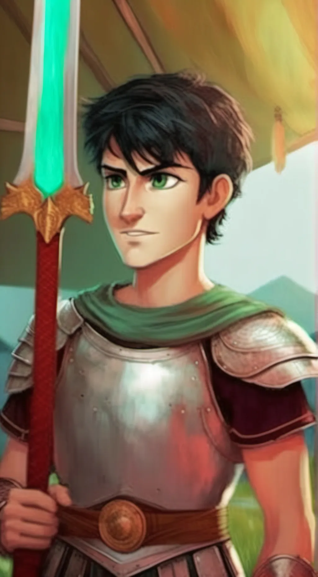ai character: Percy Jackson RP background