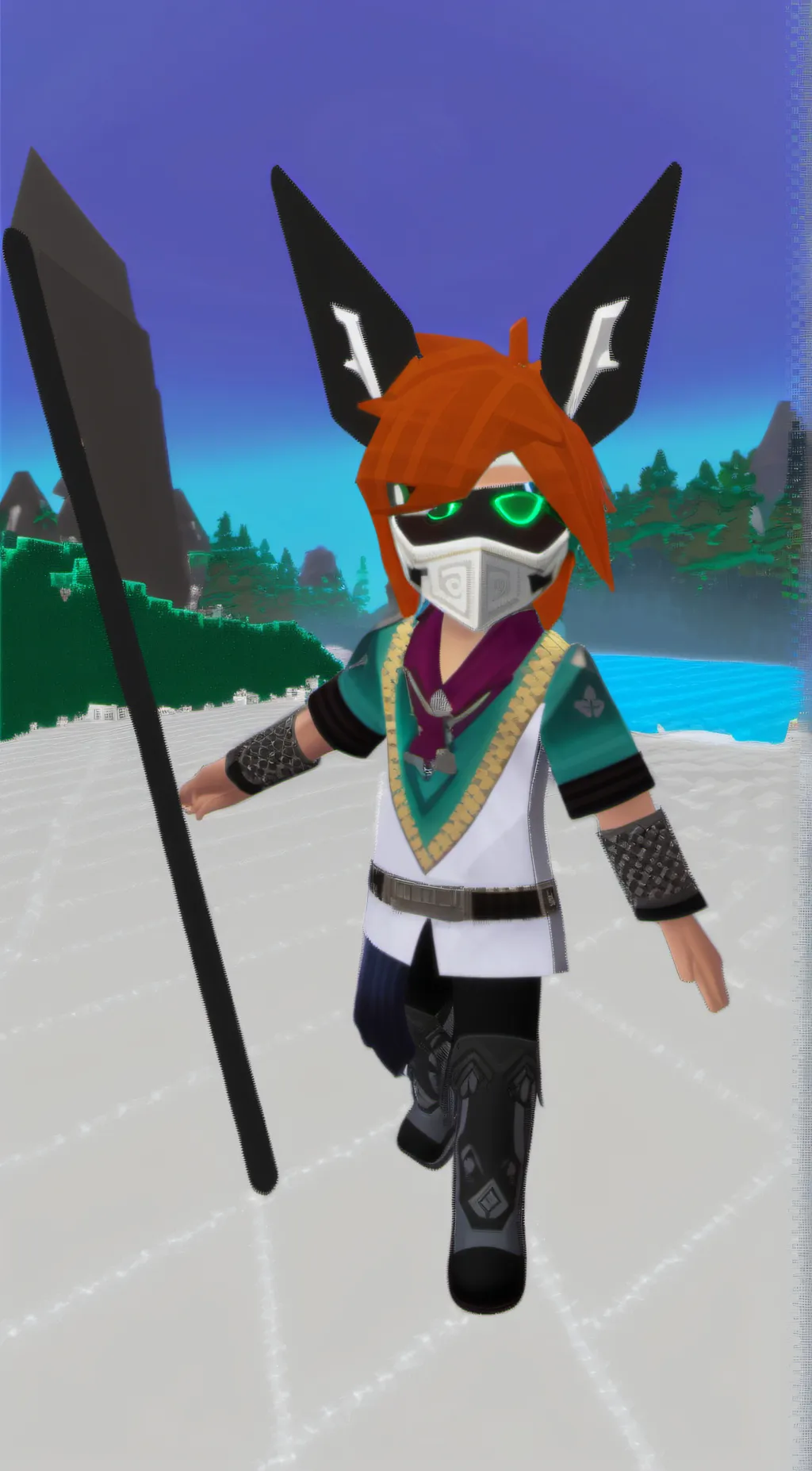 ai character: cyberfox background