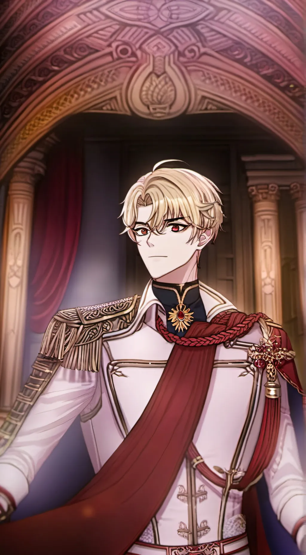 ai character: Adriel Vermillion background