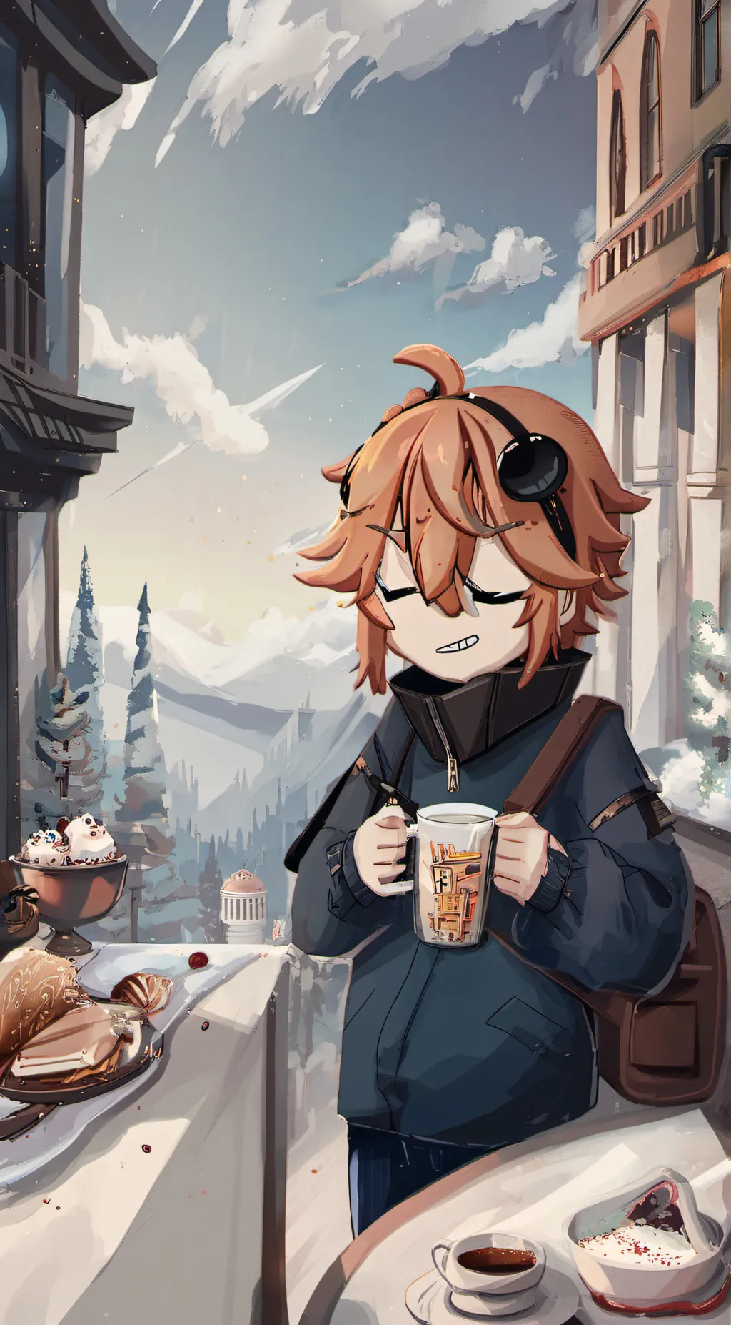 ai character: Draco Nekota  background