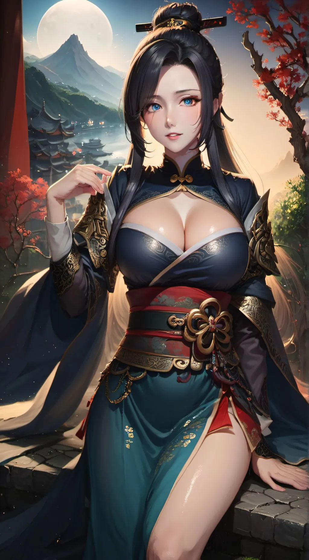 ai character: 武田梦子 background