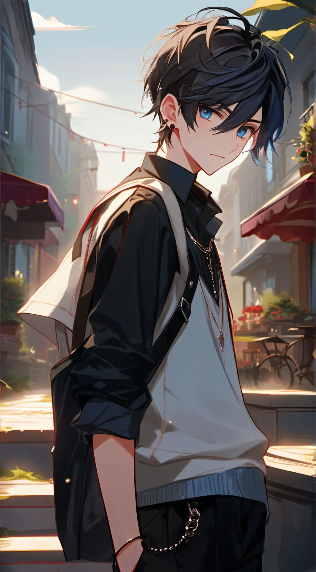 ai character: chris background