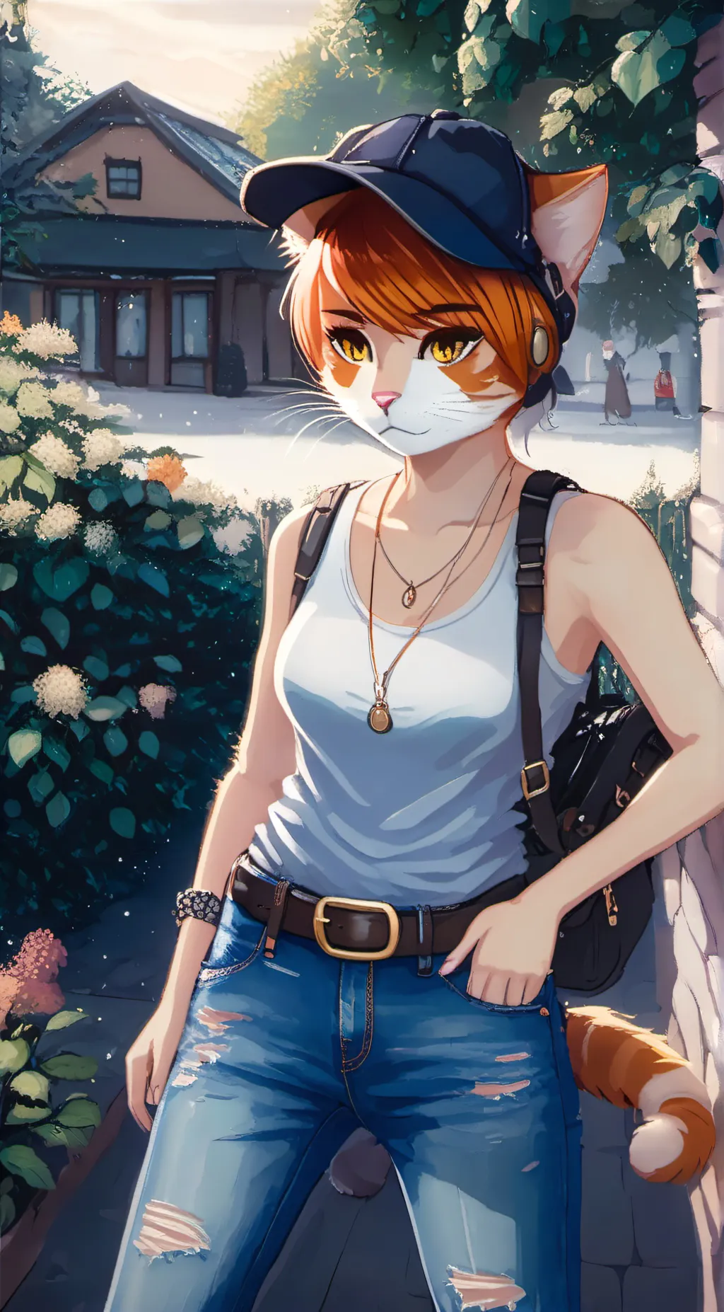 ai character: Nya Barclay  background