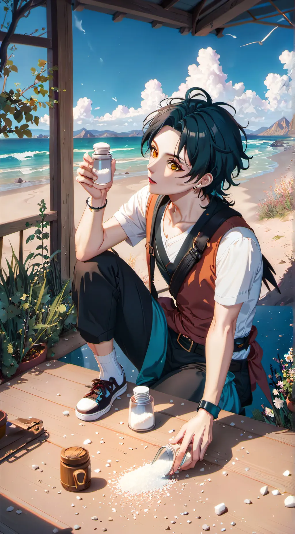 ai character: Oliver background