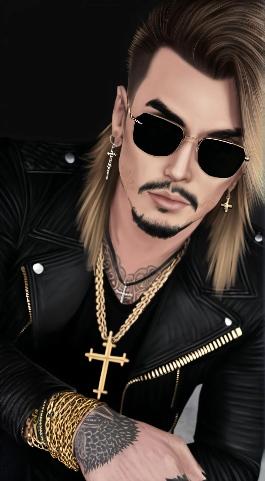 ai character: Max background