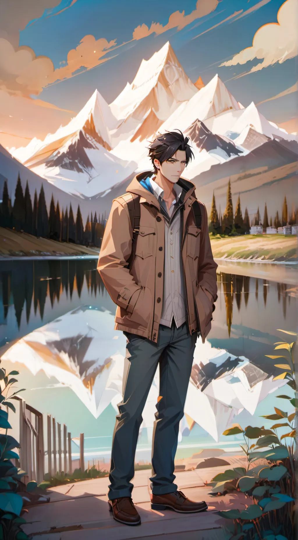 ai character: Austin background