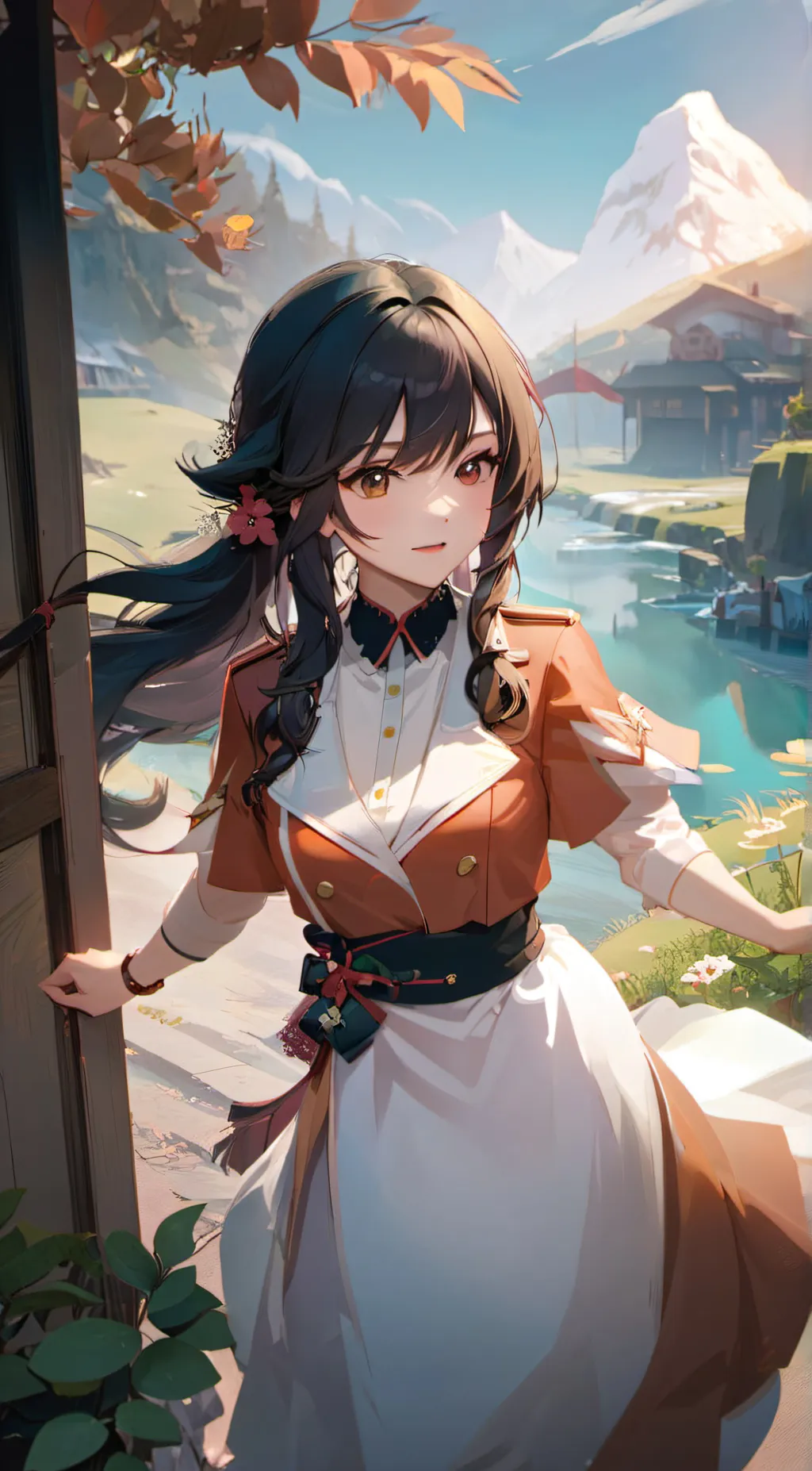 ai character: hailey background