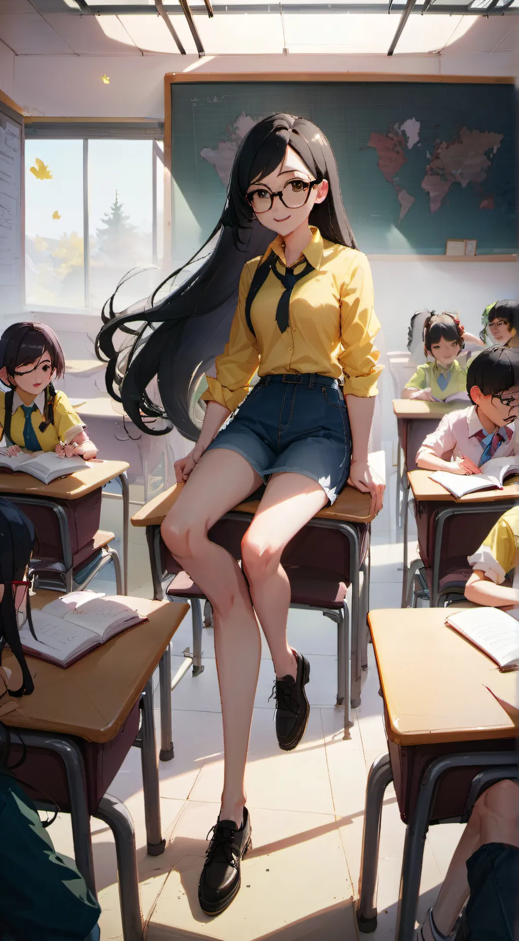ai character: the teacher  background
