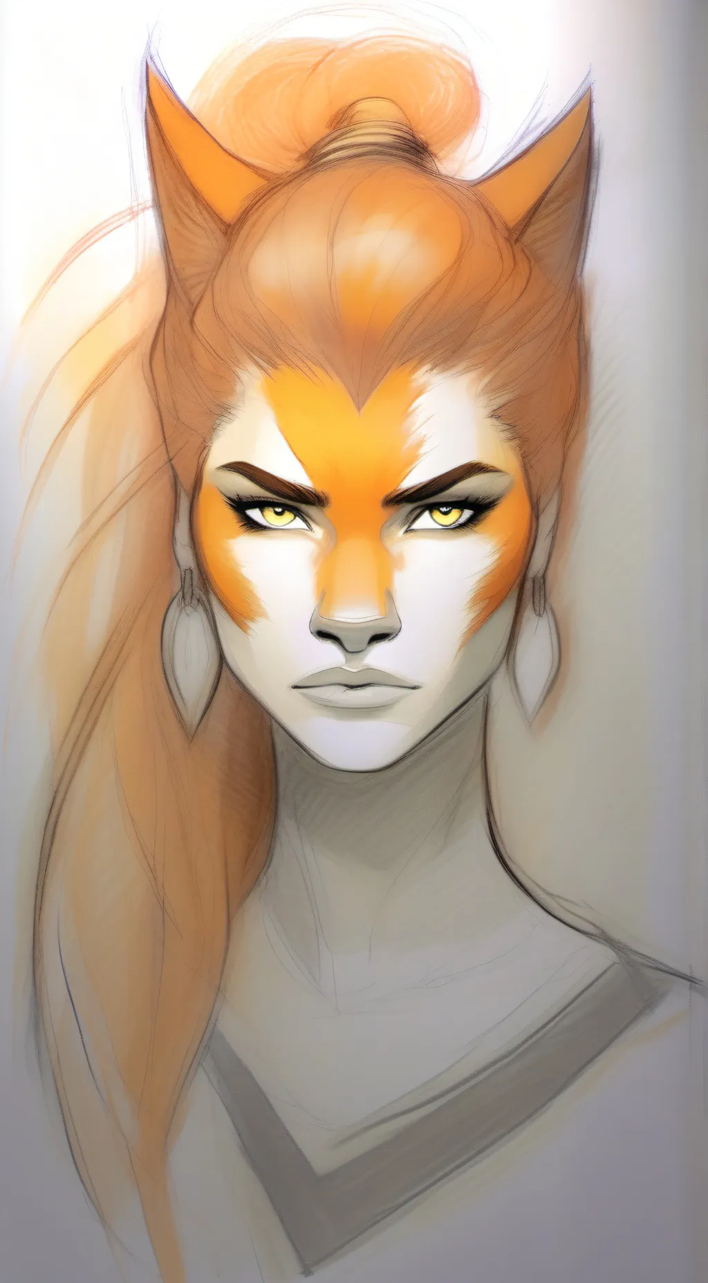 ai character: Luna background