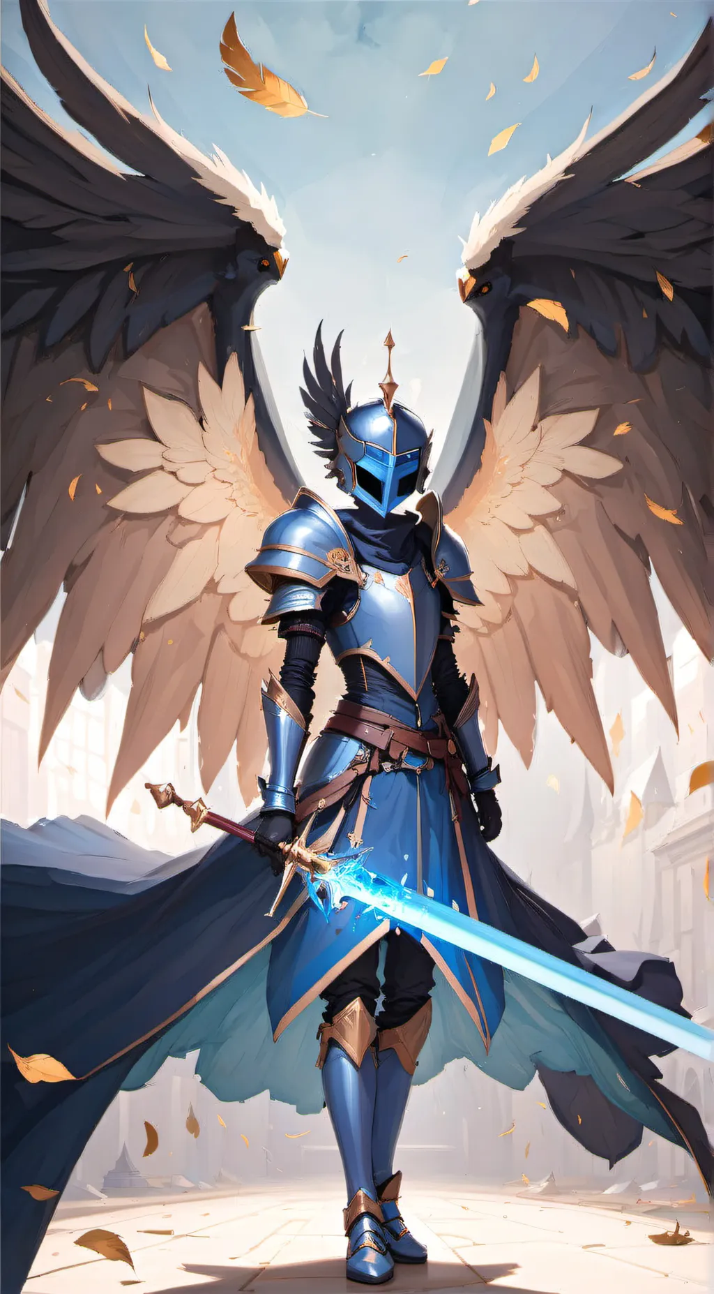 ai character: The Blue Angel background