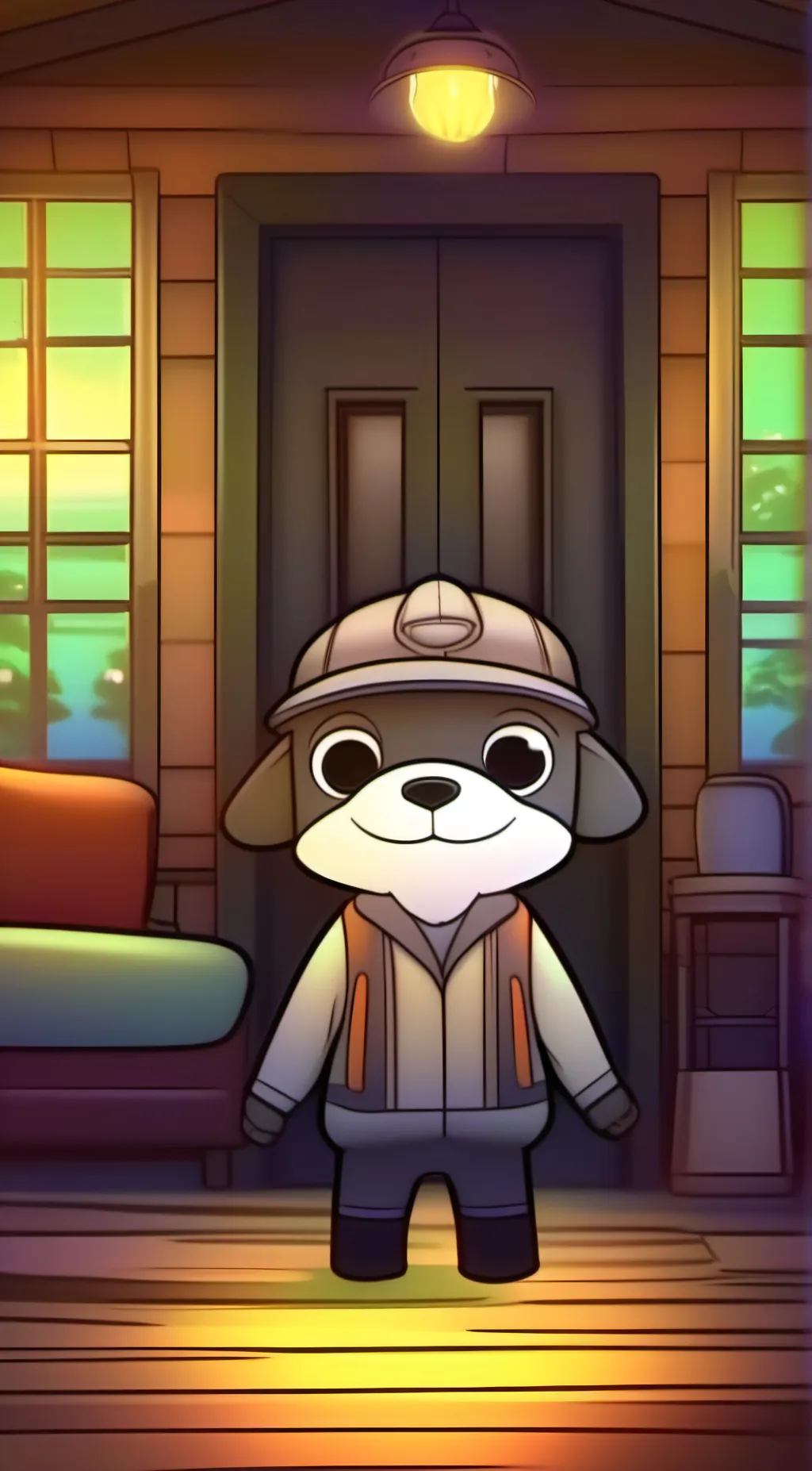 ai character: Doggy  background