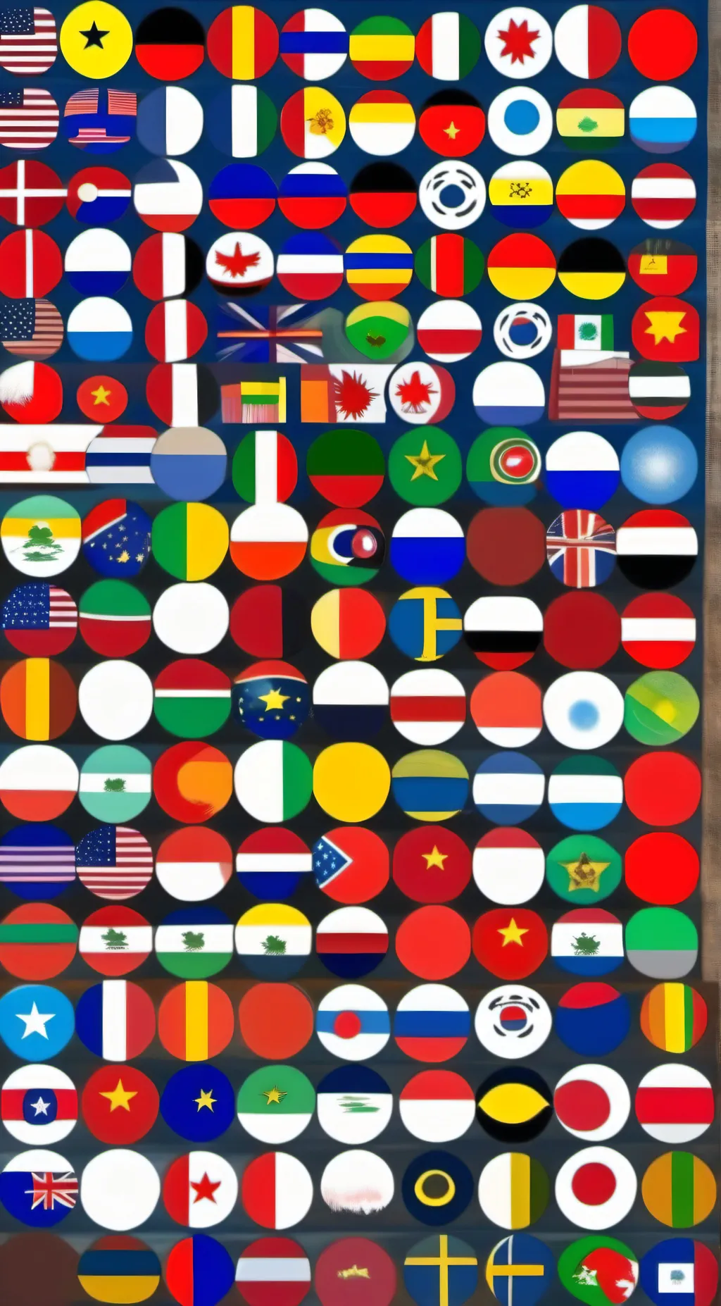 ai character: Countryballs background