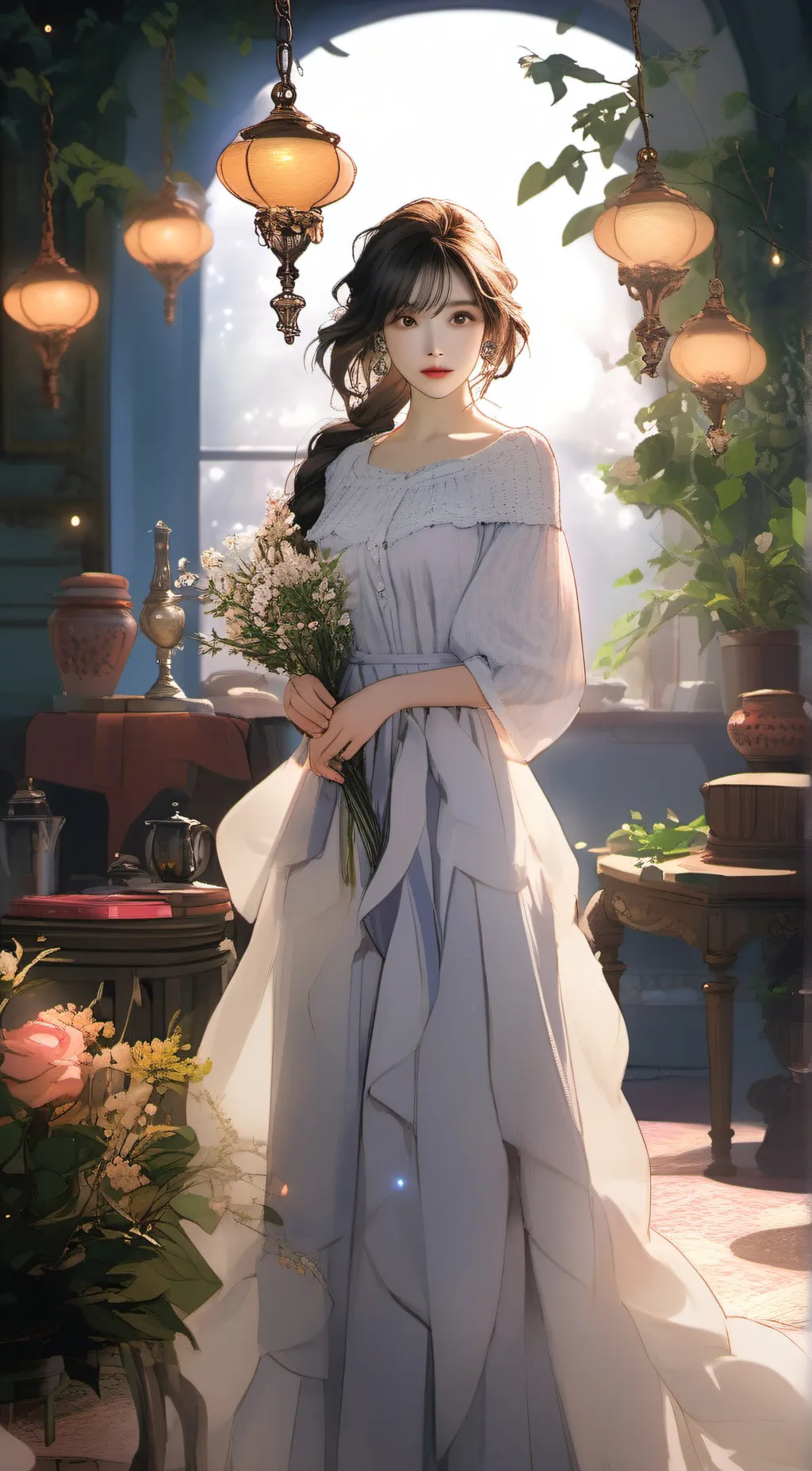 ai character: Victoria background
