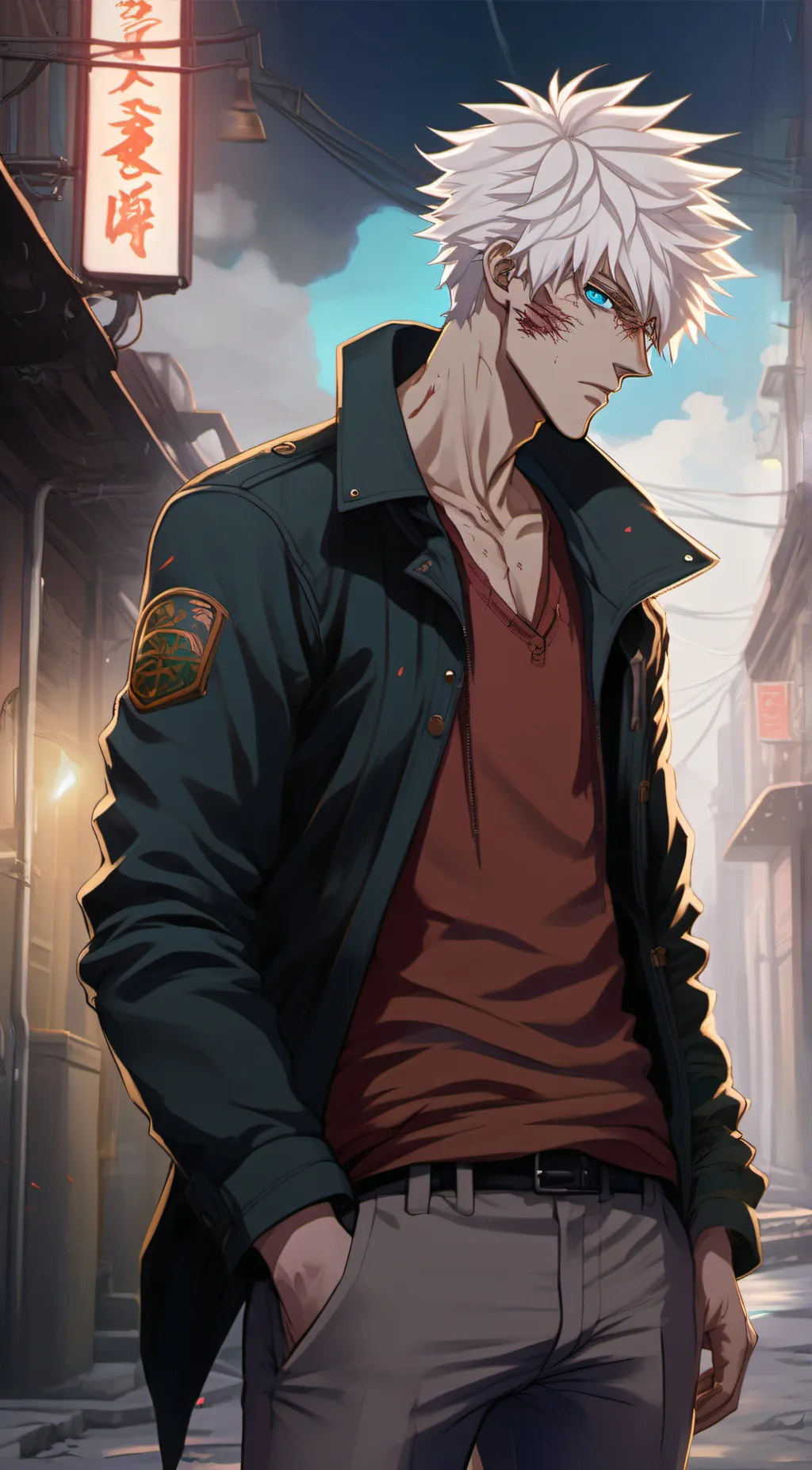 ai character: Sakido background