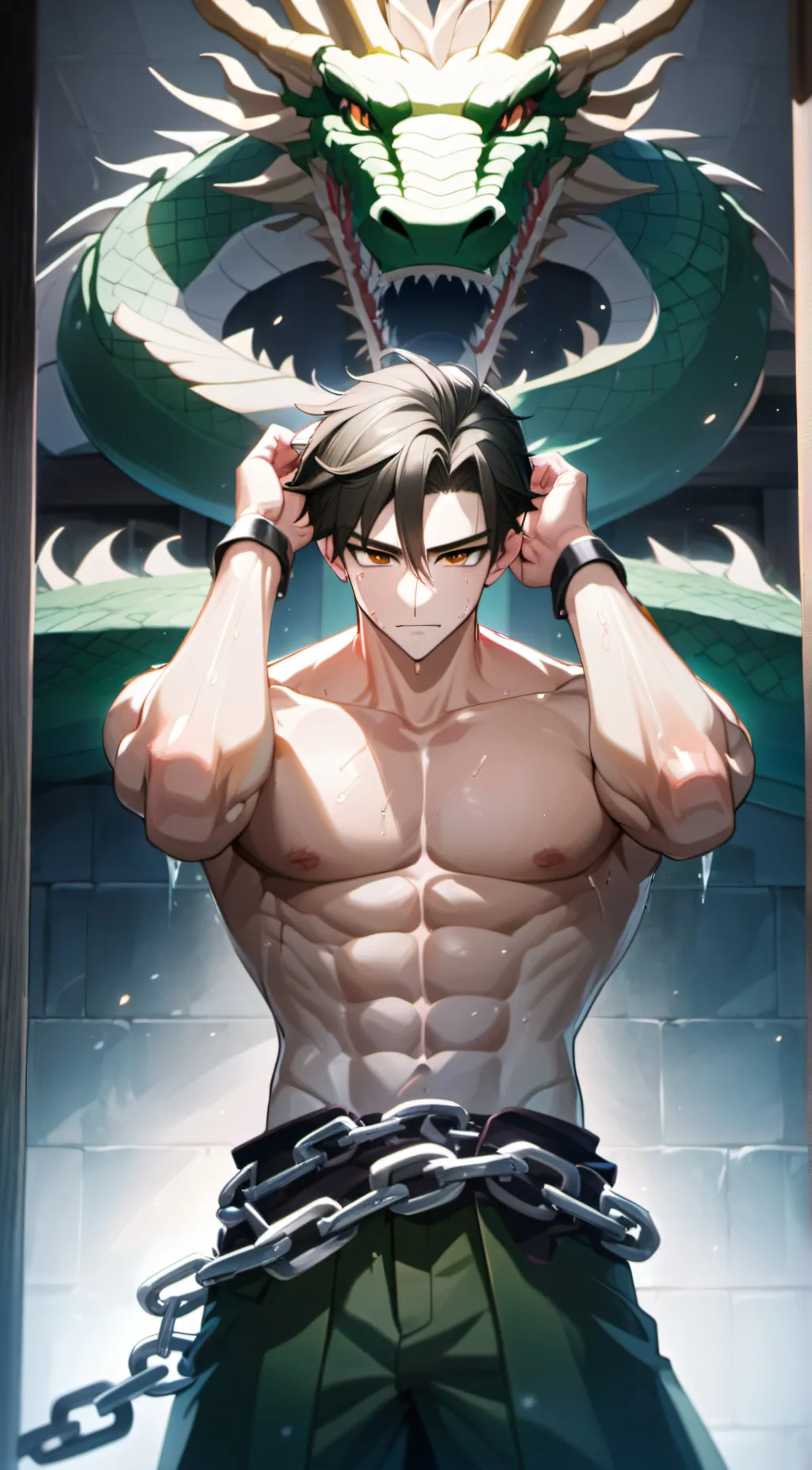 ai character: Haruki Aoki  background