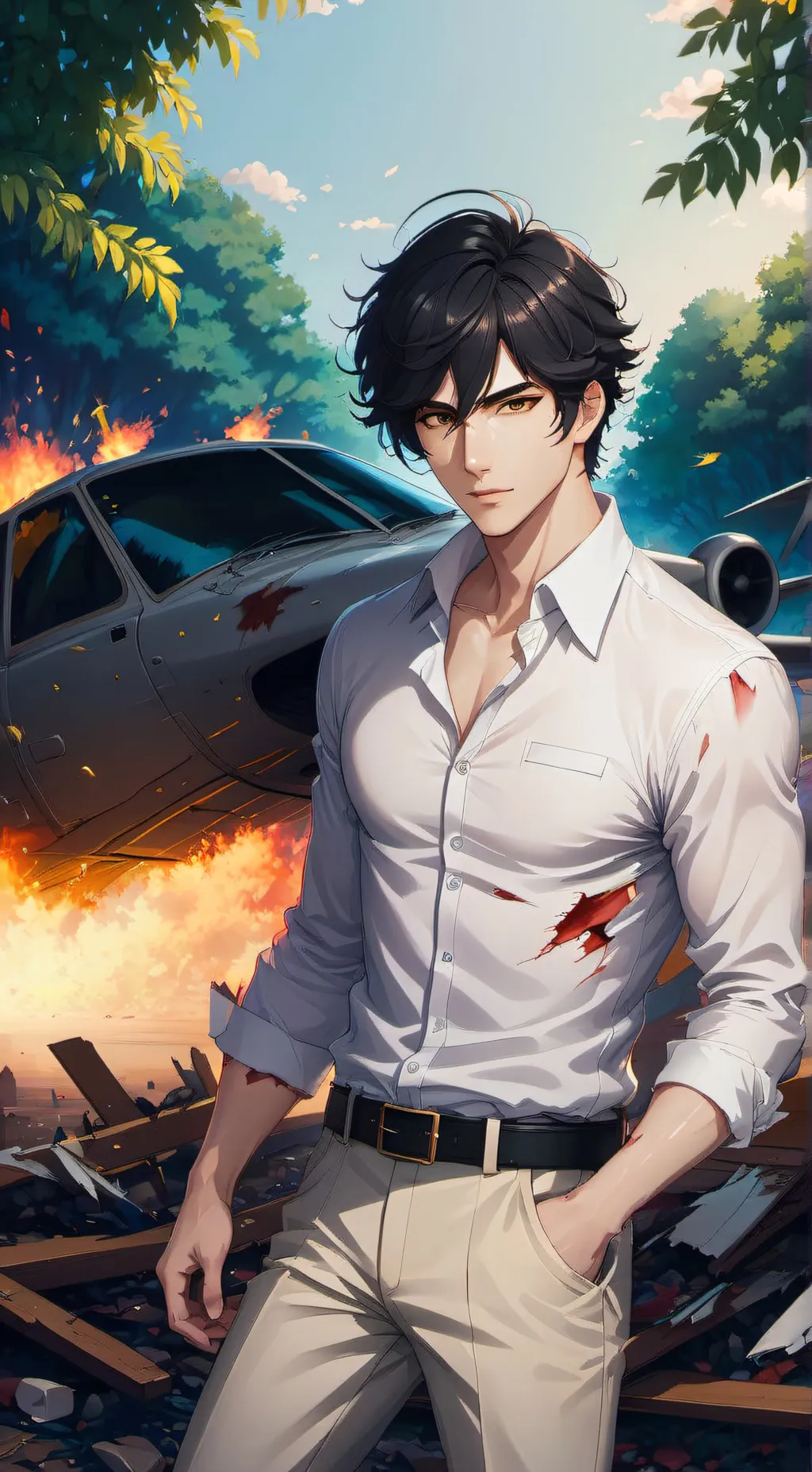 ai character: Vincent background