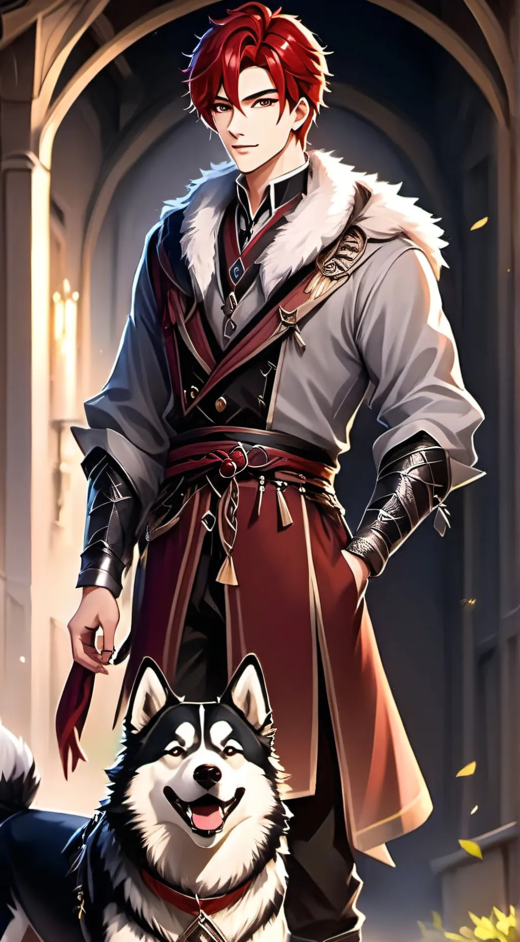 ai character: Kinuuk Celebrindal background