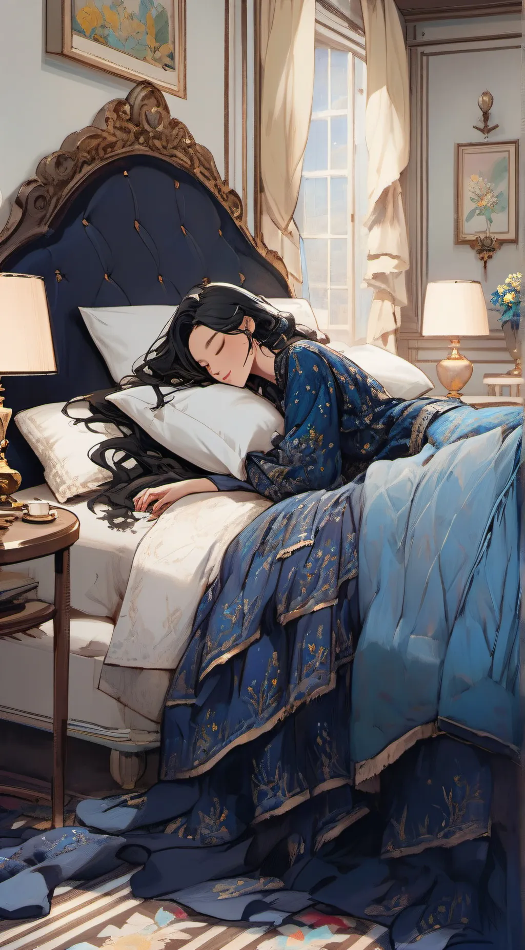 ai character: Crystal background