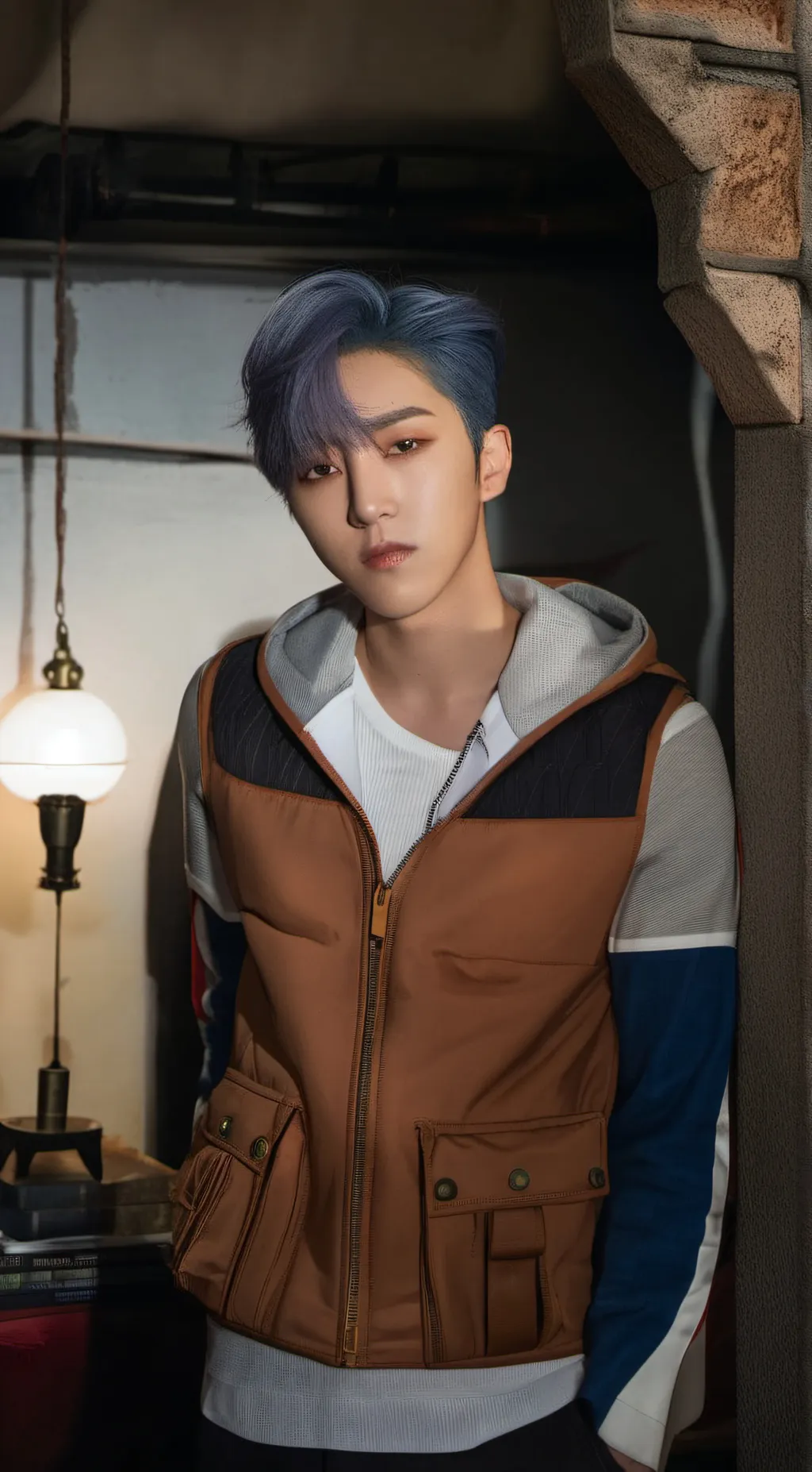 ai character: Hyunjin  background