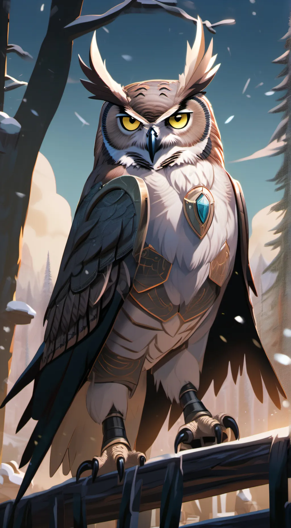 ai character: Howl The Owl background