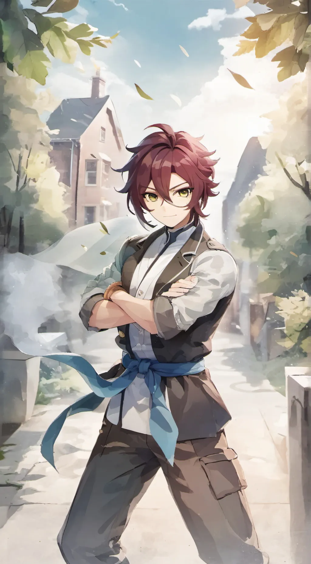 ai character: Heizou background