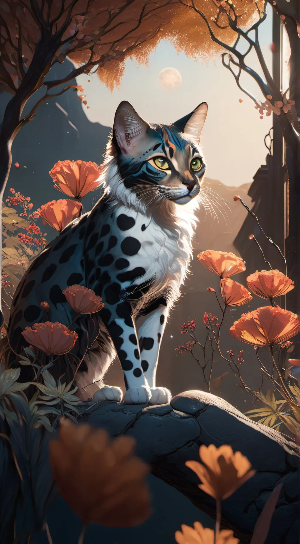 ai character: I shall eat background