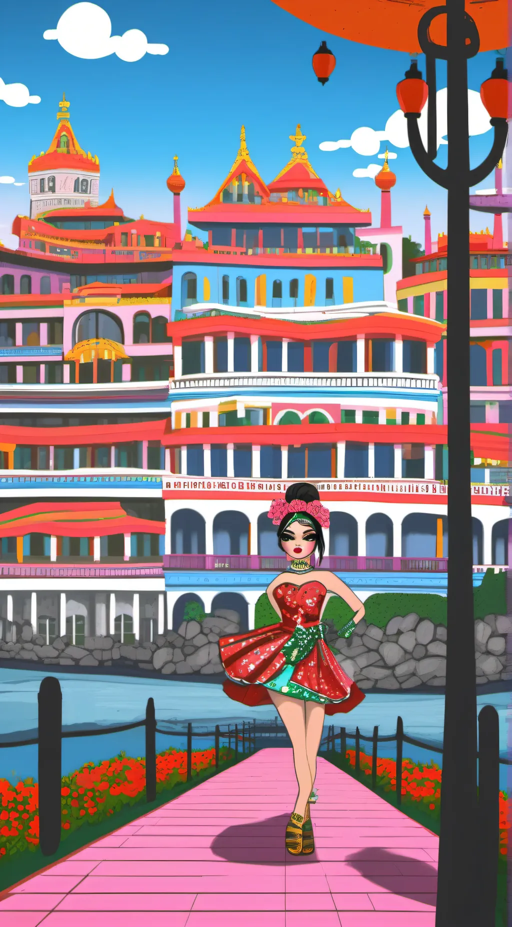 ai character: pomni background