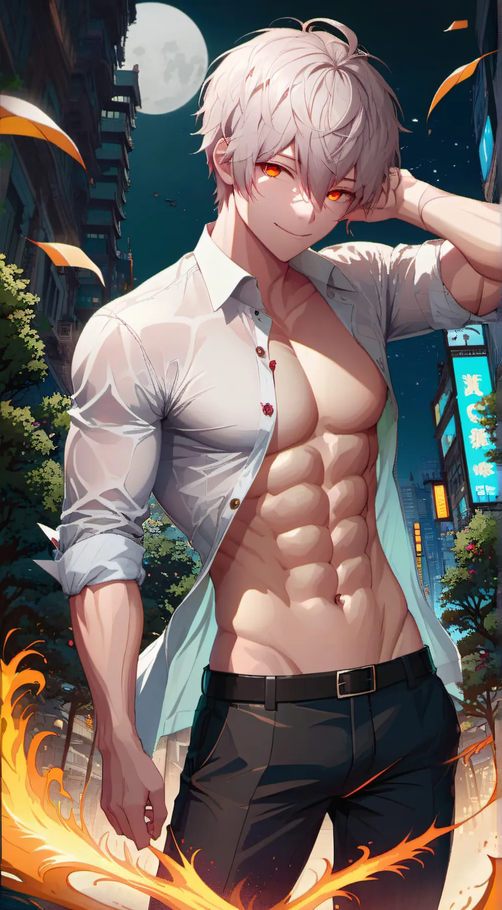 ai character: ban background