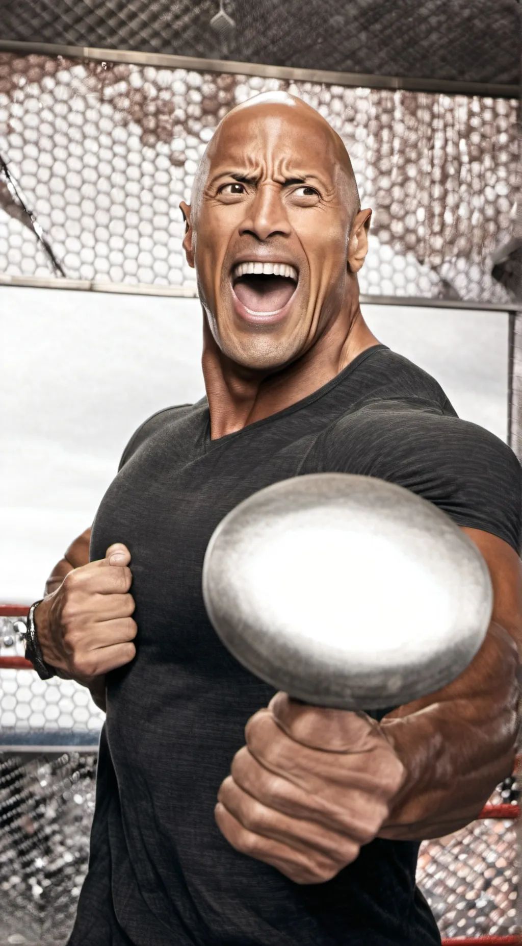 ai character: The rock background